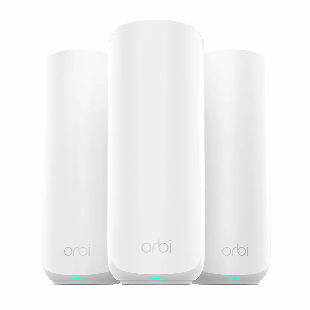 NETGEAR Orbi Serie 370 | WiFi 7 Mesh System | RBE373 | Router wireless + 2 satellites | Fino a 3,6 Gbps | Copre 340 m² | Supporta 70 dispositivi | Porta Internet 2,5 GB | Dual-band BE3600 | Kit da 3