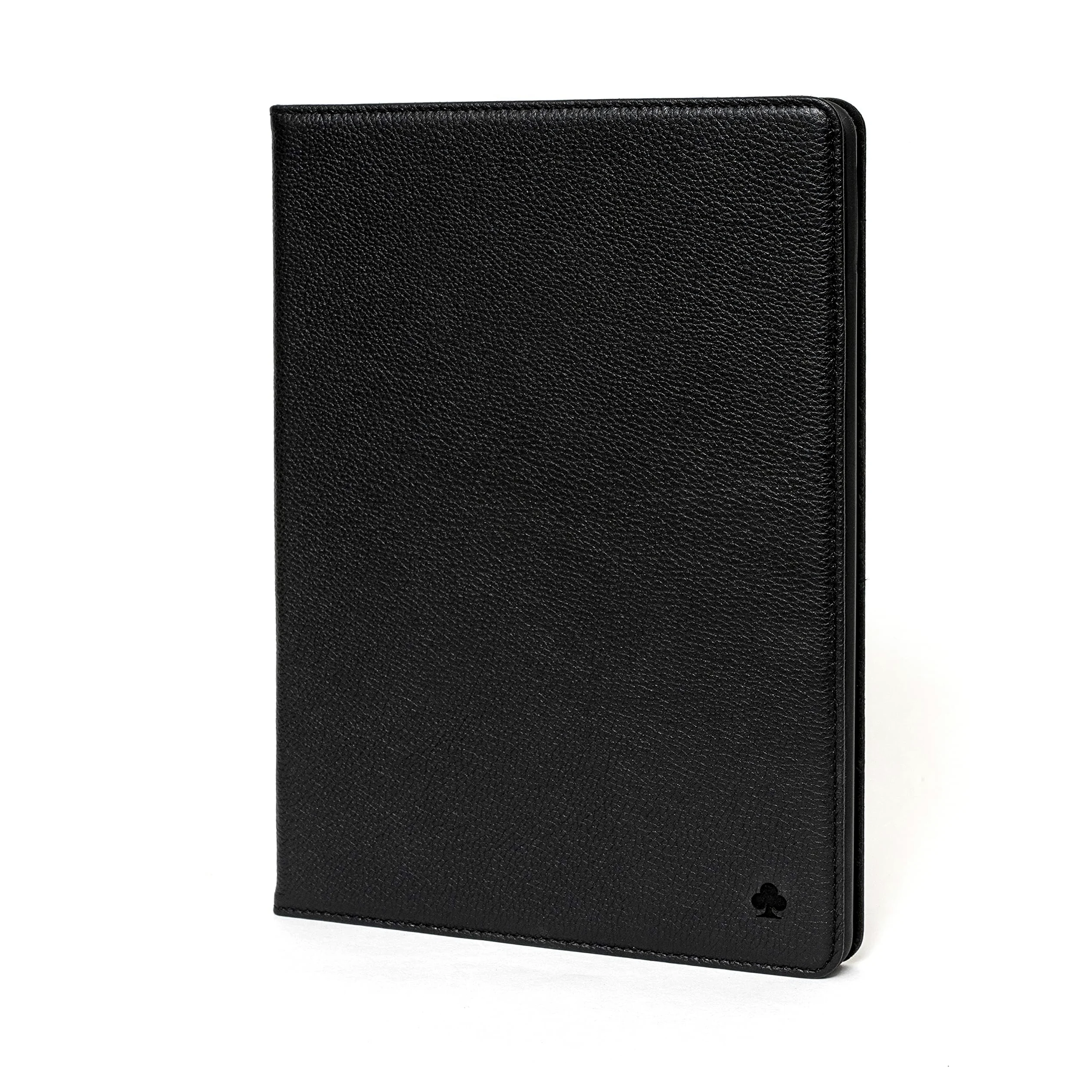 Porter Riley - Custodia in vera pelle compatibile con iPad Air 13" M4 (2026), M3 (2025) & M2 (2024). Custodia/supporto/cover in vera pelle di alta qualità. (Nero Puro)