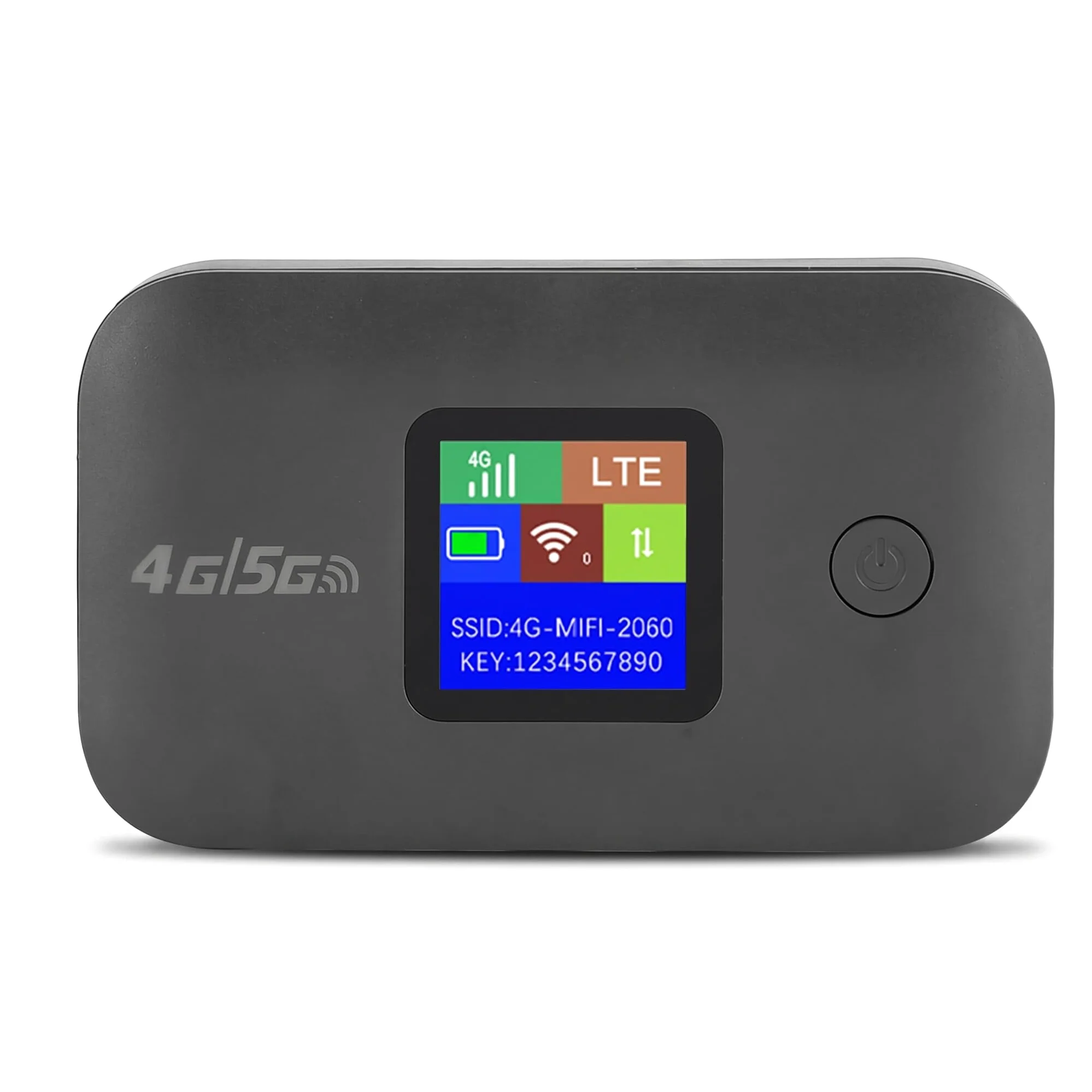 Router WiFi 4G LTE Portatile, Hotspot MiFi Mobile con Slot per Scheda SIM, Supporta 10 Dispositivi per Viaggiatori in Auto, Versione Europea