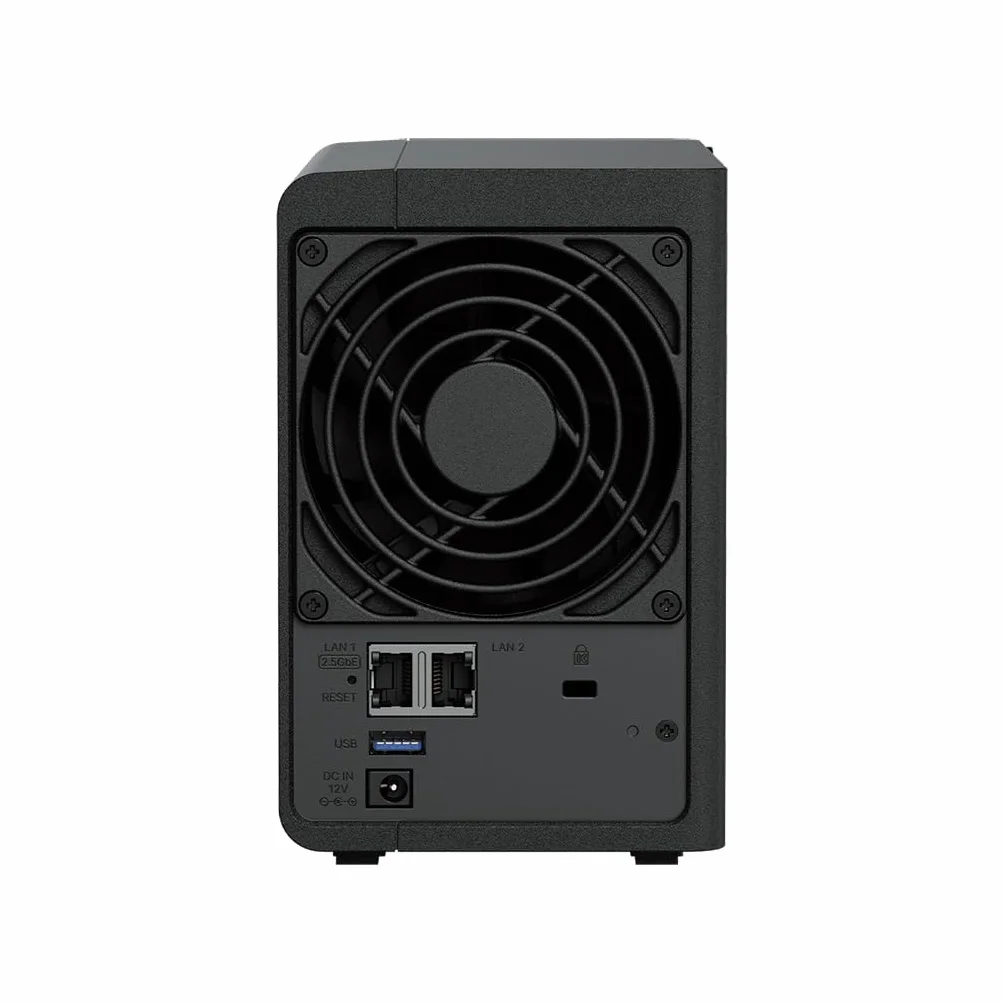 Synology DS225+ 8TB (Seagate Ironwolf 2x4TB) 2-Bay Plus Series - Intel Celeron J4125 Quad-Core, 2GB Non-ECC DDR4 SODIMM 1x2.5GbE e 1x1GbE RJ-45 LAN Port