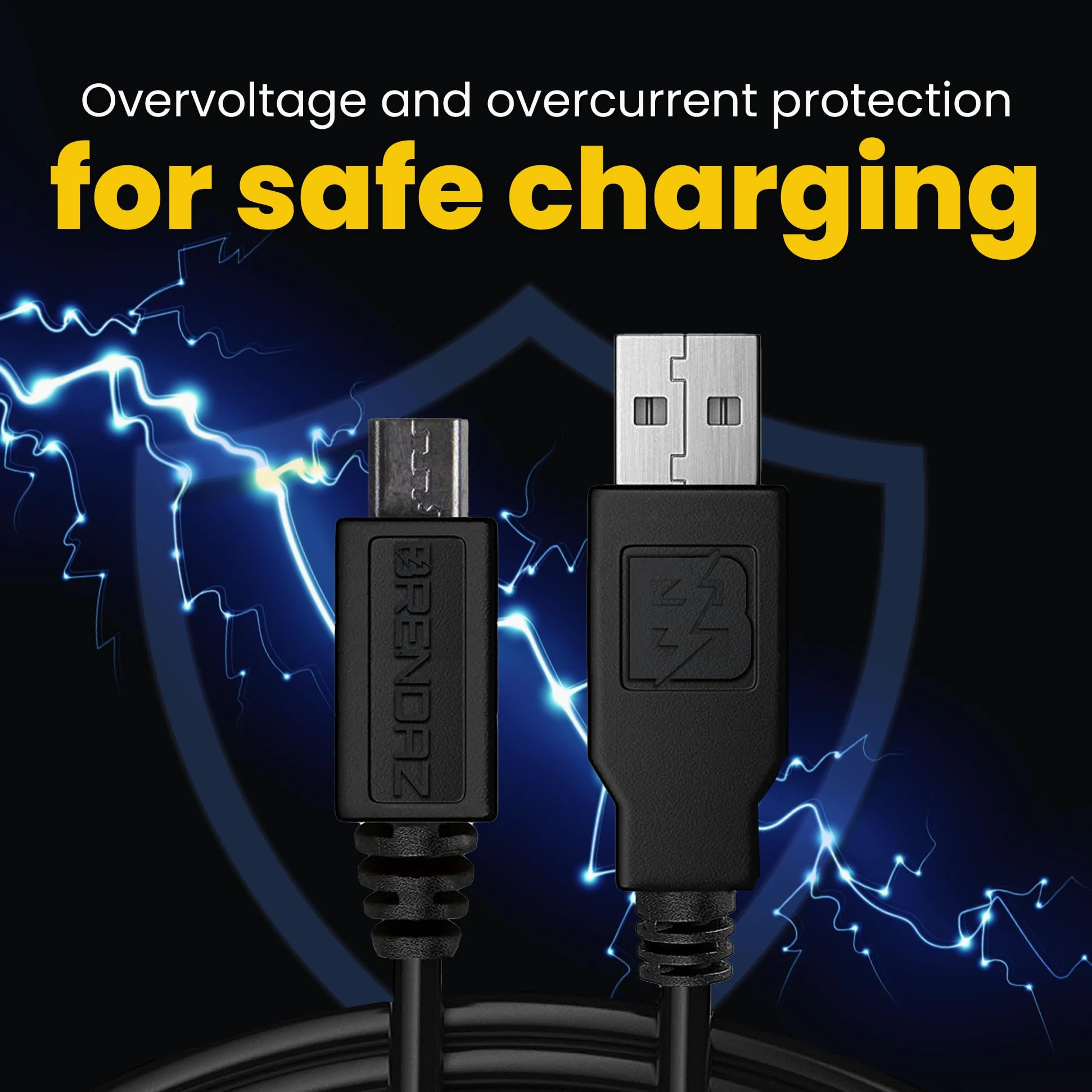 Cavo micro USB da 4,6 m, cavo di ricarica e trasferimento dati Android, compatibile con Kindle Fire HD, 6 7 8 10 (1-8a generazione), tablet Kindle Paperwhite, altoparlanti Bluetooth, cuffie (4,6 m)