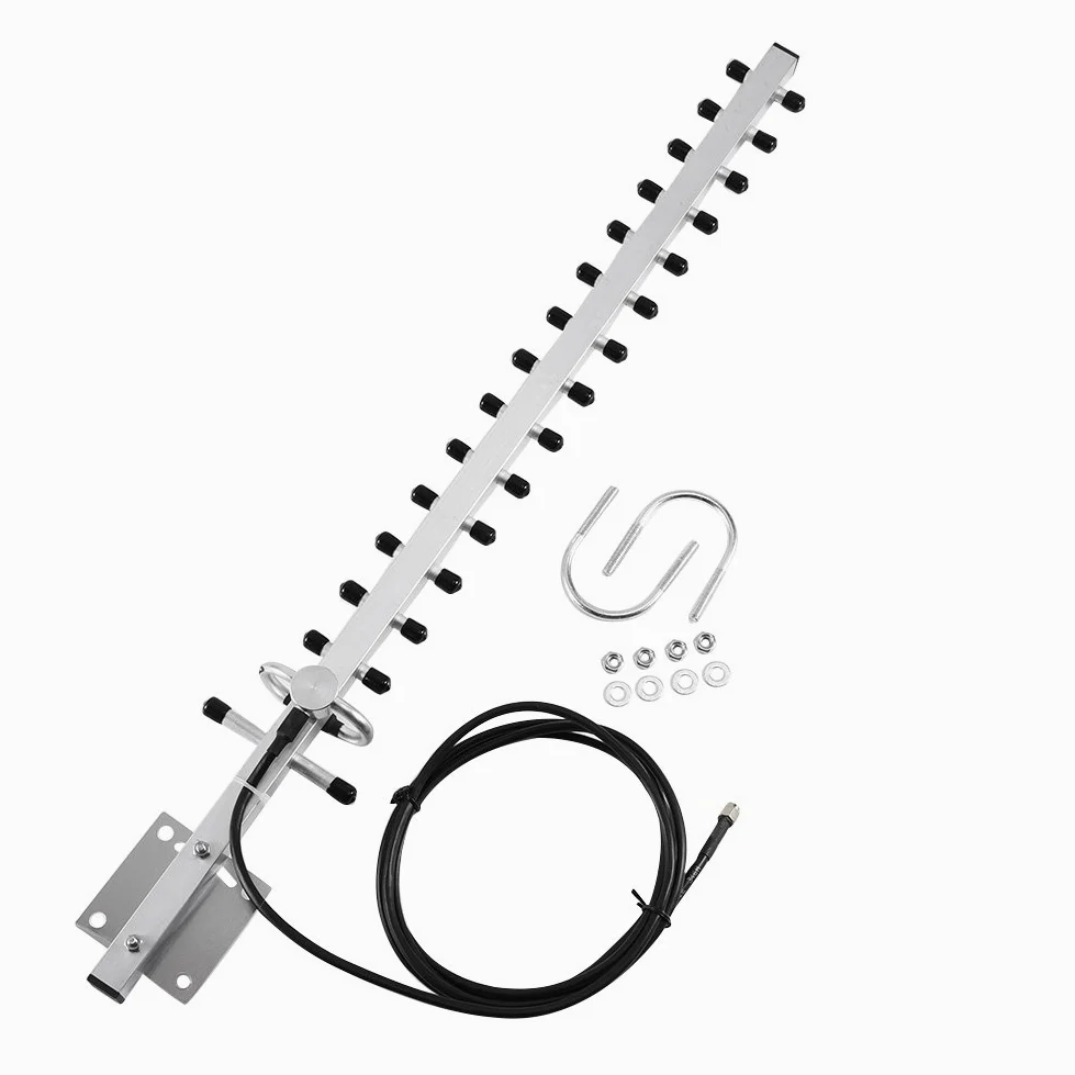 Antenna Wifi Esterna, Connettore RP-SMA 2.4 Ghz 25dBi Cavo Direzionale 2M Antenna Wireless Router WiFi Amplificatore, Antenna Wifi Direzionale ad Alte Prestazioni Versatile