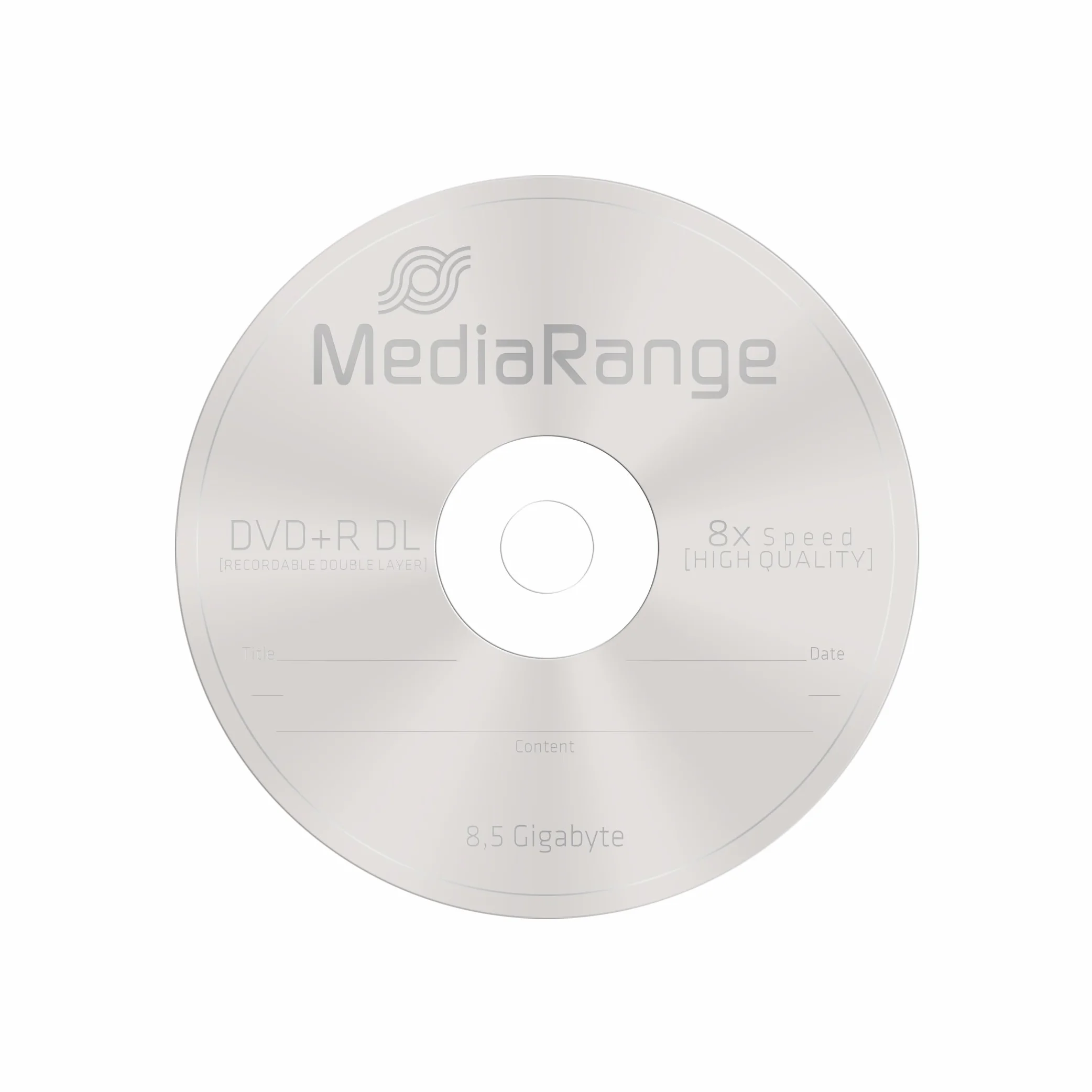 MediaRange DVD+R vergini Dual Double Layer 8,5GB 8x 240min. Cake 100