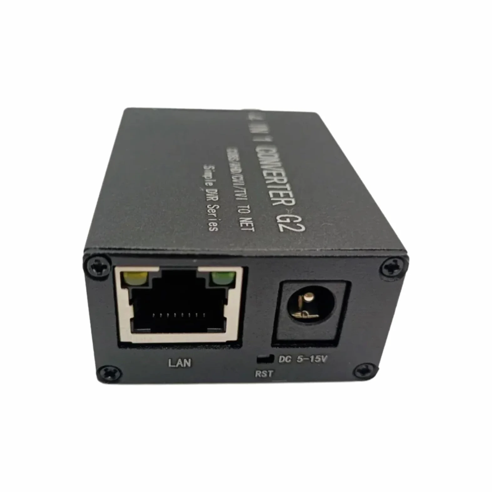 Convertitore 4 in 1 CVBS / 720P / 1080P / TVI a Net H.265 RTSP canale singolo per telecamera di sicurezza Video Record TVI Converter