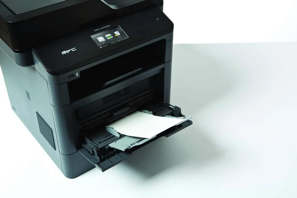 Brother MFCL5700DN Stampante Multifunzione Laser con Fax, Bianco e Nero, Velocità di Stampa 40 ppm, Rete Cablata (no Wi-Fi), Stampa Fronte/Retro Automatica, Display Touchscreen a Colori da 9.3 cm
