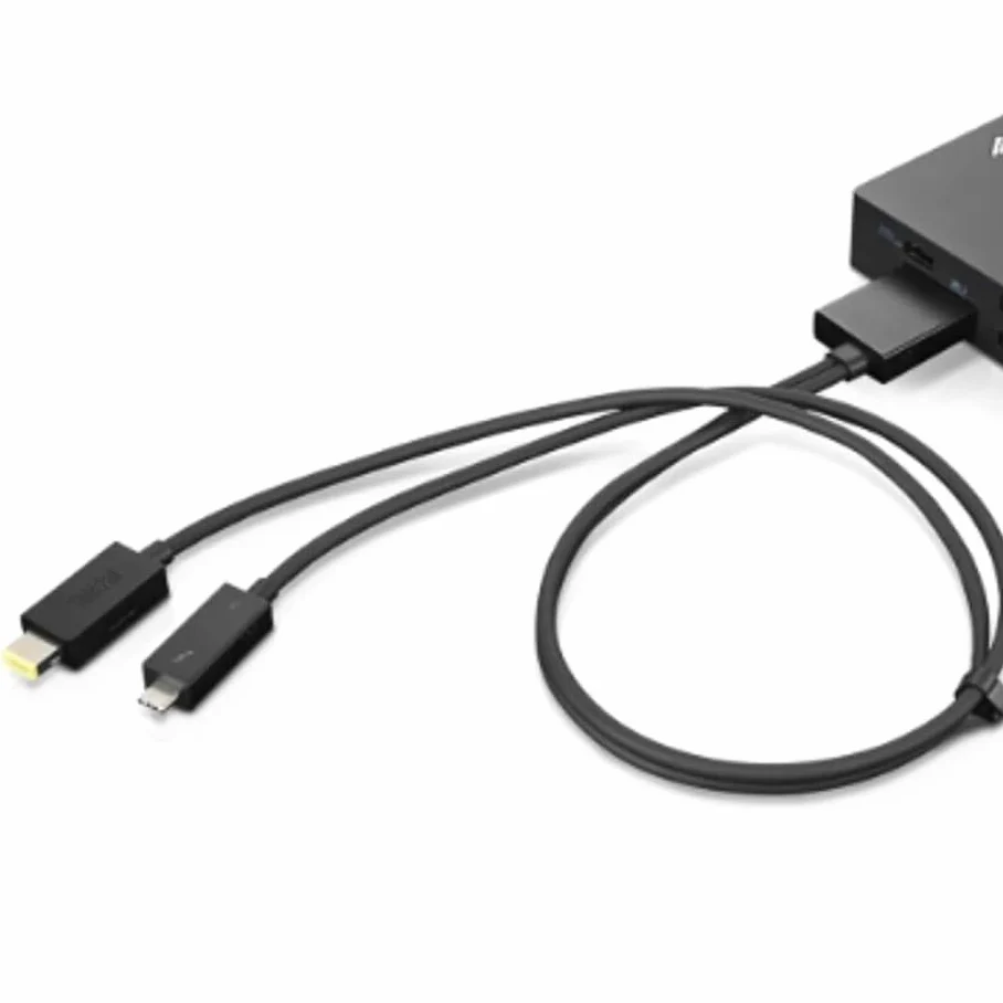 Thunderbolt 4X91K16970 - Cavo dati Thunderbolt 4 per workstation, lunghezza 0,7 m, BolAAzuL 4 x 91 K16970 Thunderbolt 4 Base, compatibile con Lenovo ThinkPad Thunderbolt 4X91K16970