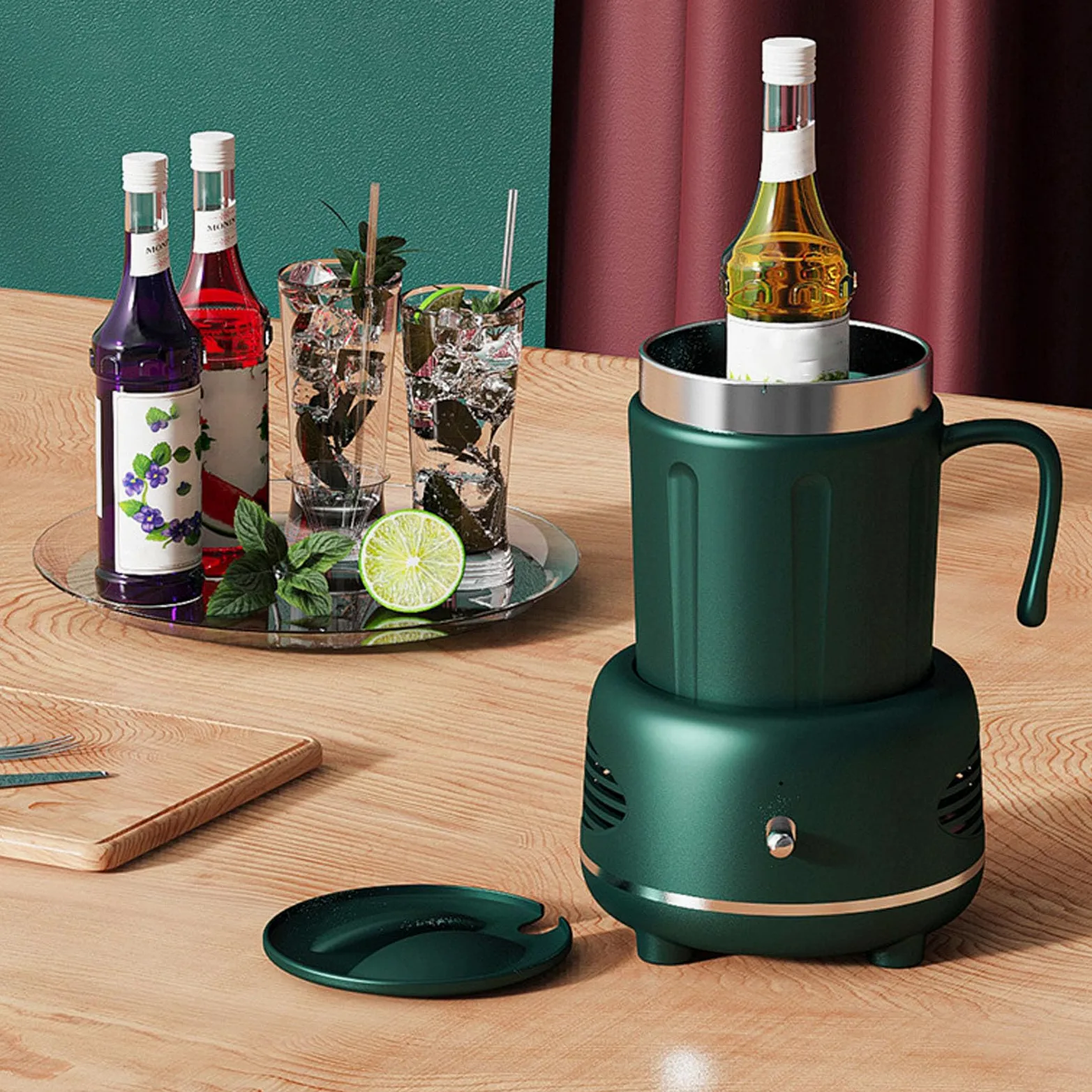Riscaldatore Raffreddatore per Tazze con Design di Raffreddamento | Leggero, alimentato tramite USB, portatile, riscaldamento efficiente, ideale per i viaggi, ottimo per il caffè