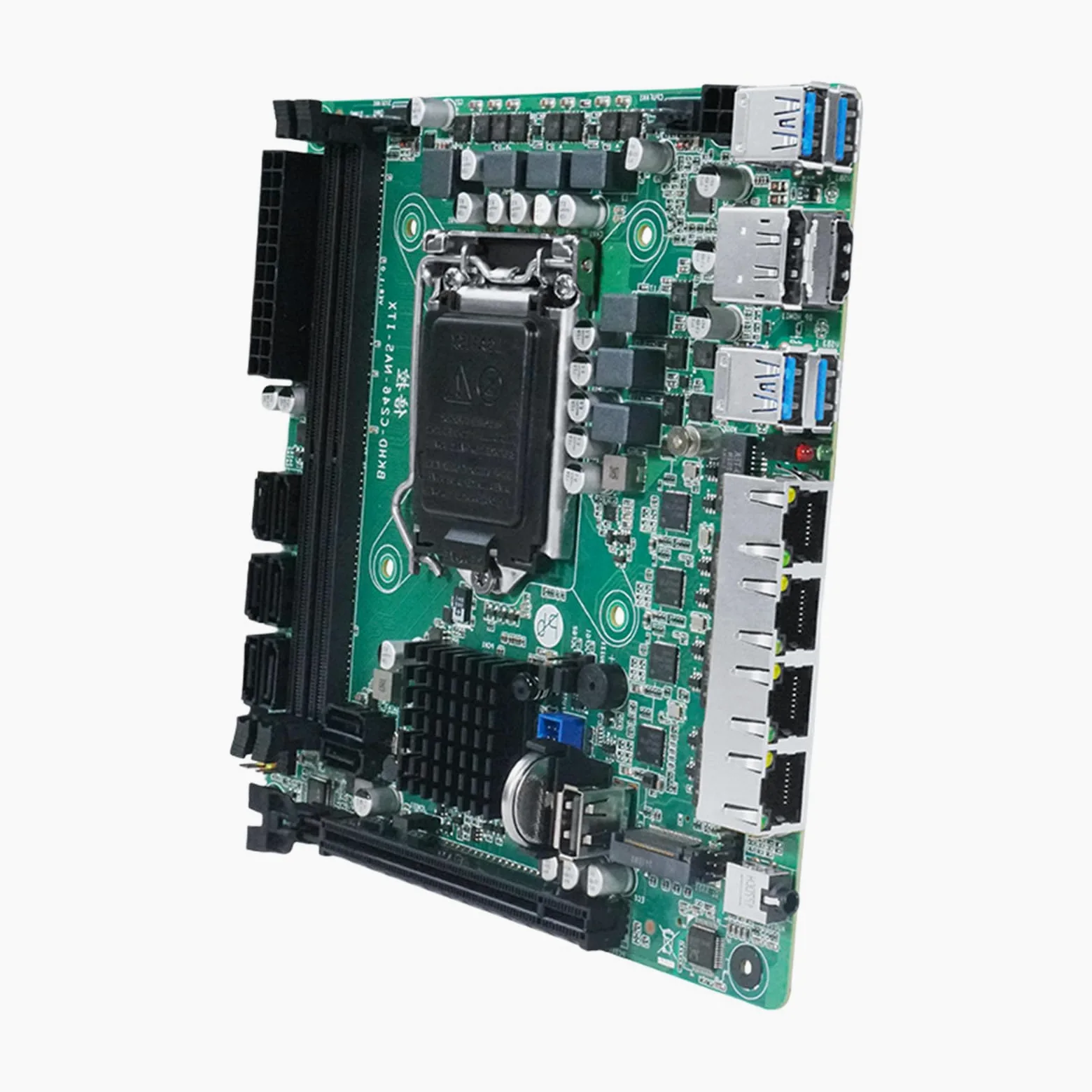 Schede madri DDR4 ITX per sistemi 8 porte 4 interfacce rete da 2, 5 Doppi slot per schede madri Home Media Center
