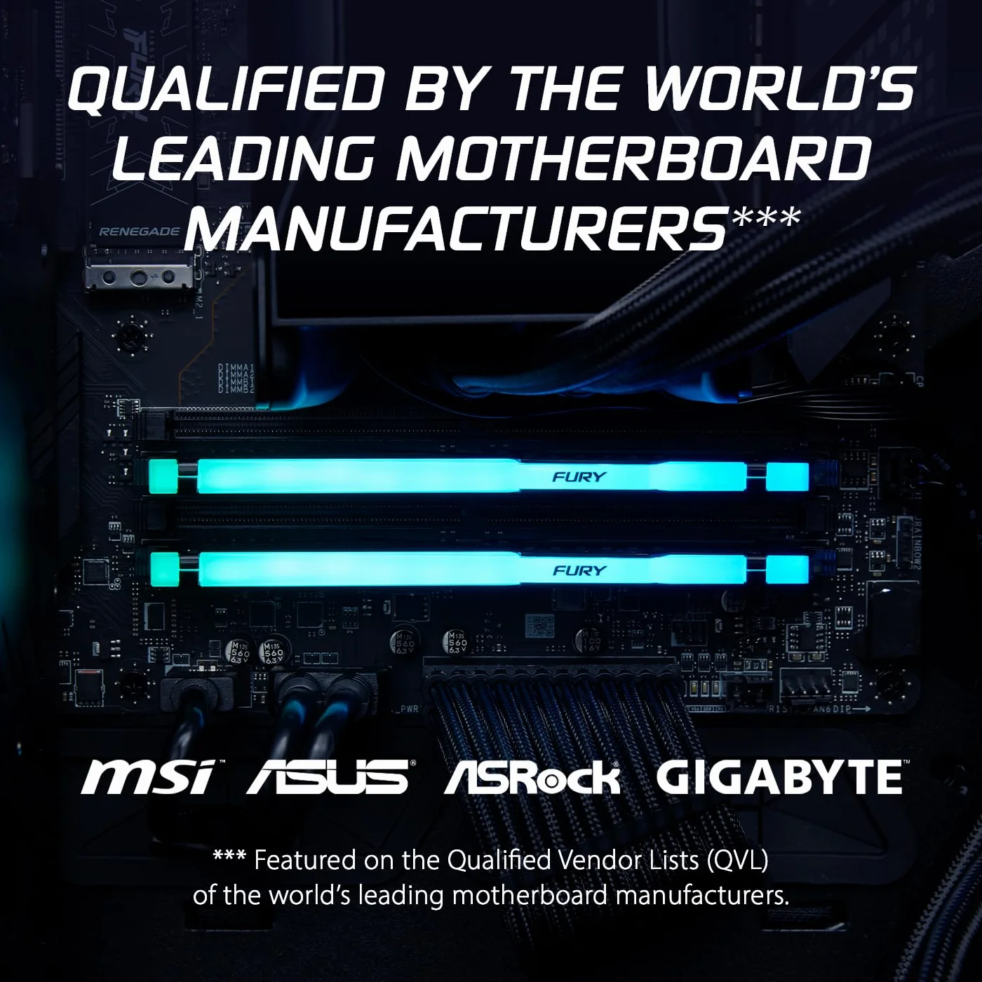 Kingston FURY Beast Nero RGB 16GB 6000MT/s DDR5 CL36 DIMM Memoria Gaming per Computer Fissi Modulo Singolo AMD EXPO/ Intel XMP - KF560C36BBE2A-16