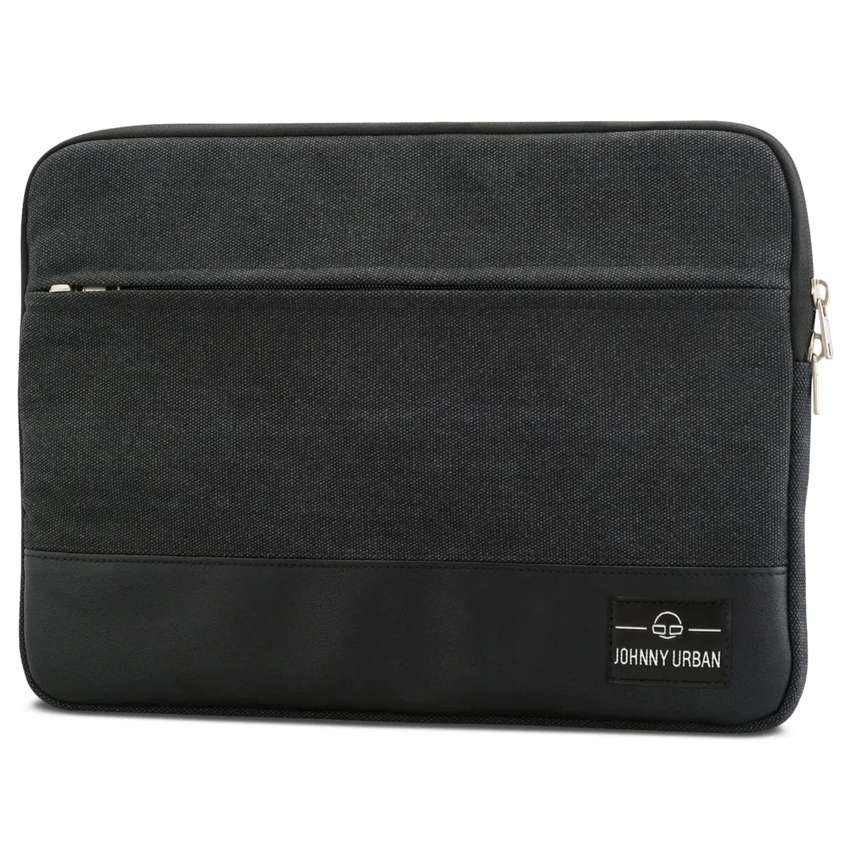Johnny Urban Custodia PC 15-15.6 Pollici Antracite-Nero Borsa Portatile in Tela per Notebook da 15" Dell HP Samsung Acer ASUS Lenovo e altri - Custodia di Cotone