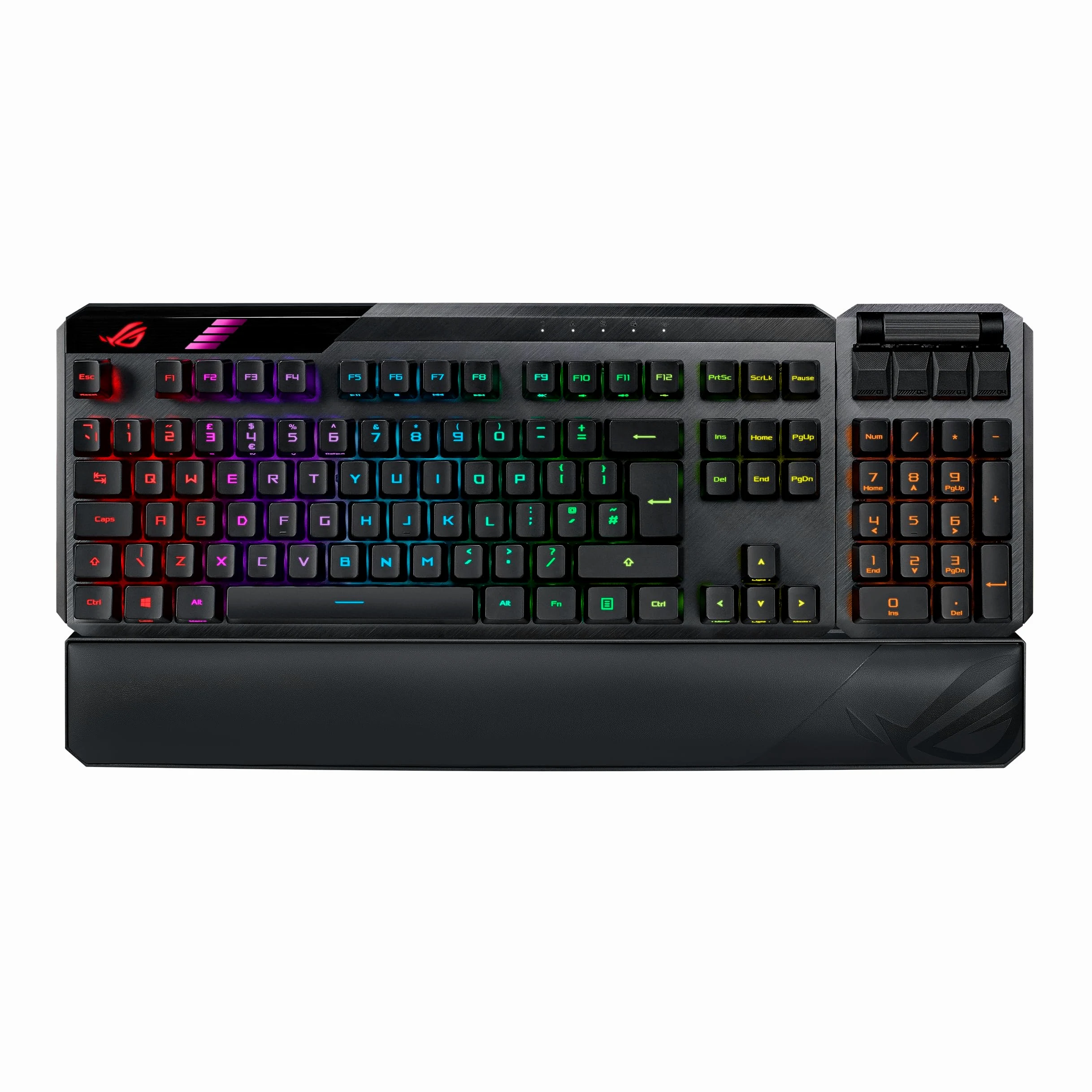 ASUS ROG CLAYMORE II tastiera Gaming Wireless a RF + USB Nero (ROG CLAYMORE WIRELESS RGB KEYBOARD) - Versione UK