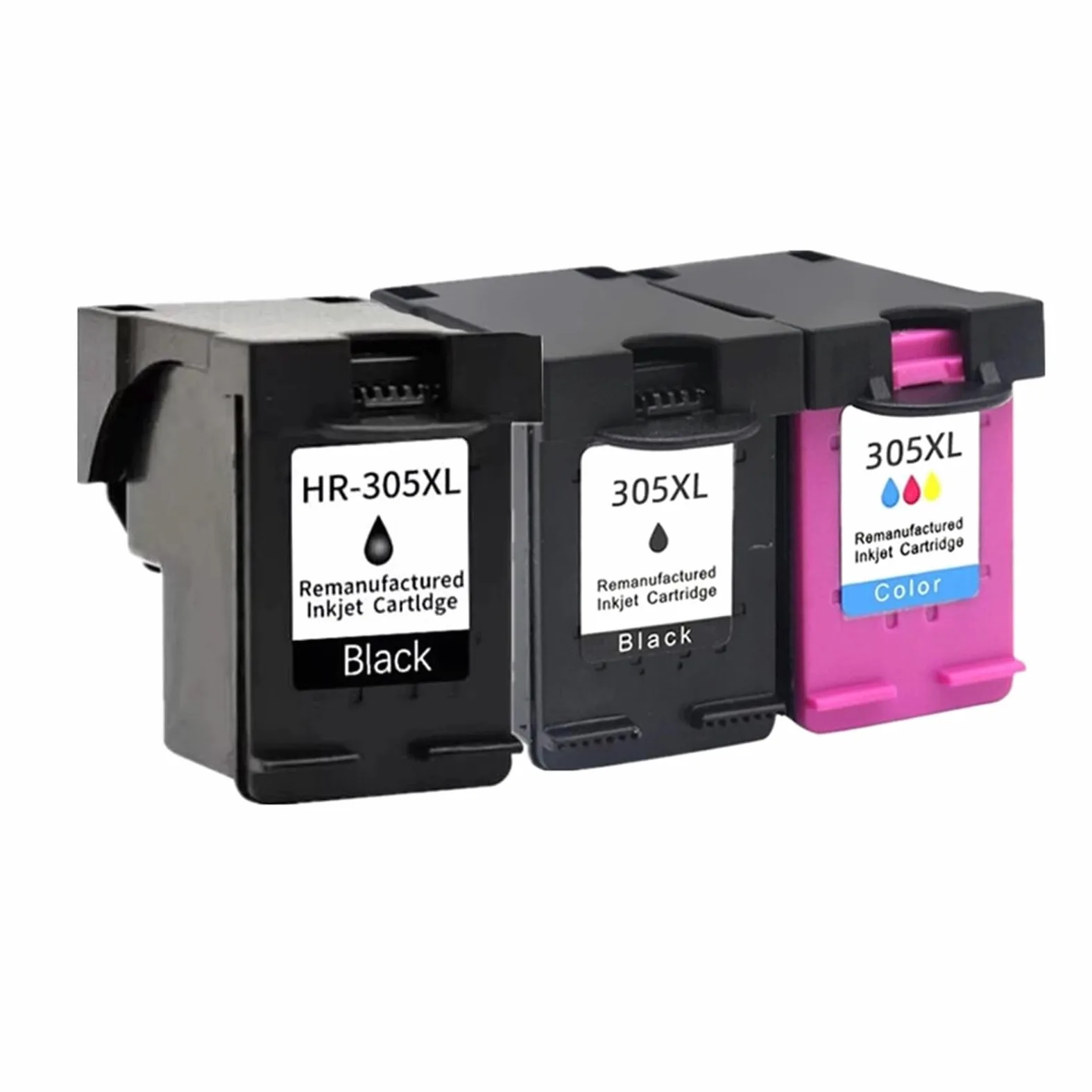 Cartuccia D'inchiostro 305XL, Compatibile Con HP, DeskJet 2700 2710 2720 2721 2722(2Black 1Color)