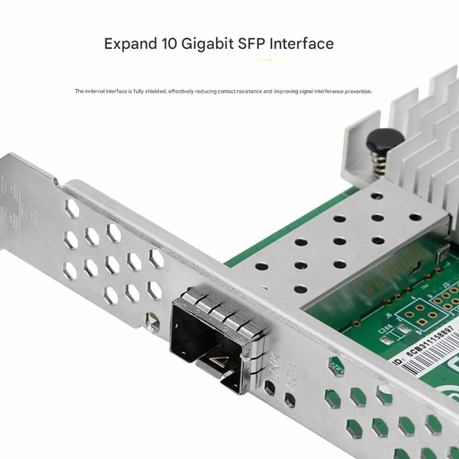 Scheda di rete in fibra 10G SFP+82599 Chip Adattatore Ethernet 10G per Server Workstation Server Hardware Scheda di rete Facile integrazione