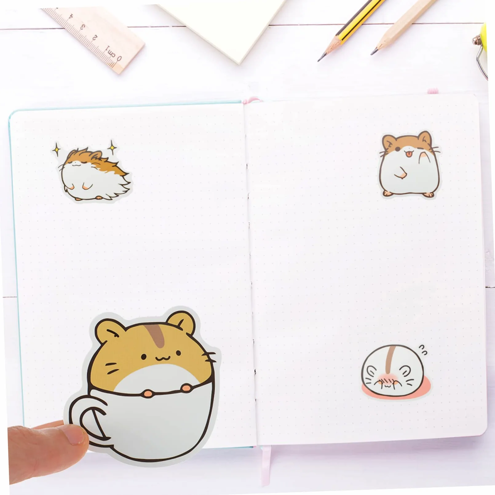 NUOBESTY 3 Set Adesivi Animali Cartoni Animati Per Scrapbooking Stickers Diy Colorati Per Decorazioni E Album Facili Applicare E Rimuovere Residui Per Ogni Occasione 200 Pezzi*3