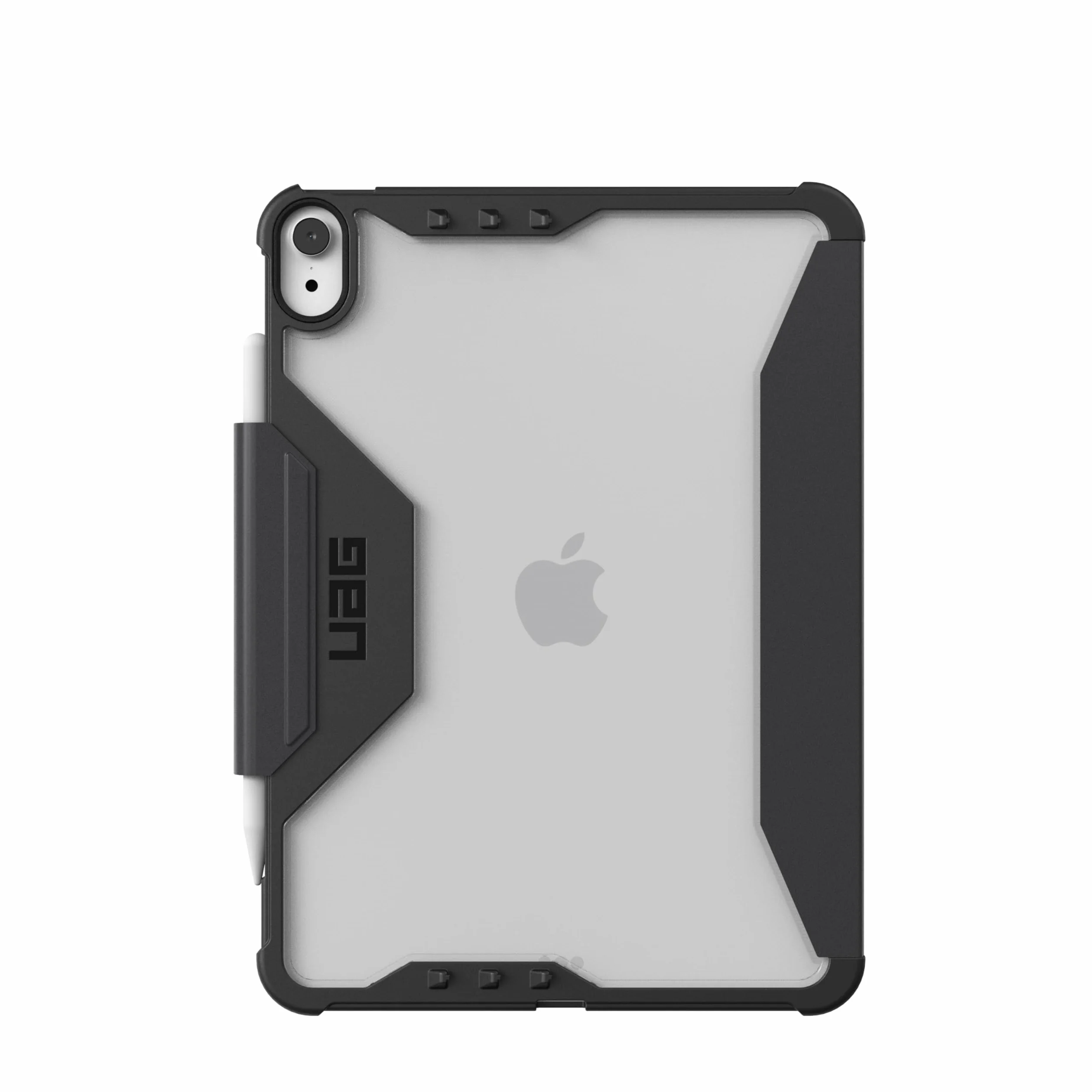 URBAN ARMOR GEAR Progettata per iPad Air 11 (7a generazione, 2025, M3), robusta custodia protettiva a portafoglio con supporto regolabile multi-angolo e portamatite Plyo LT ghiaccio/nero