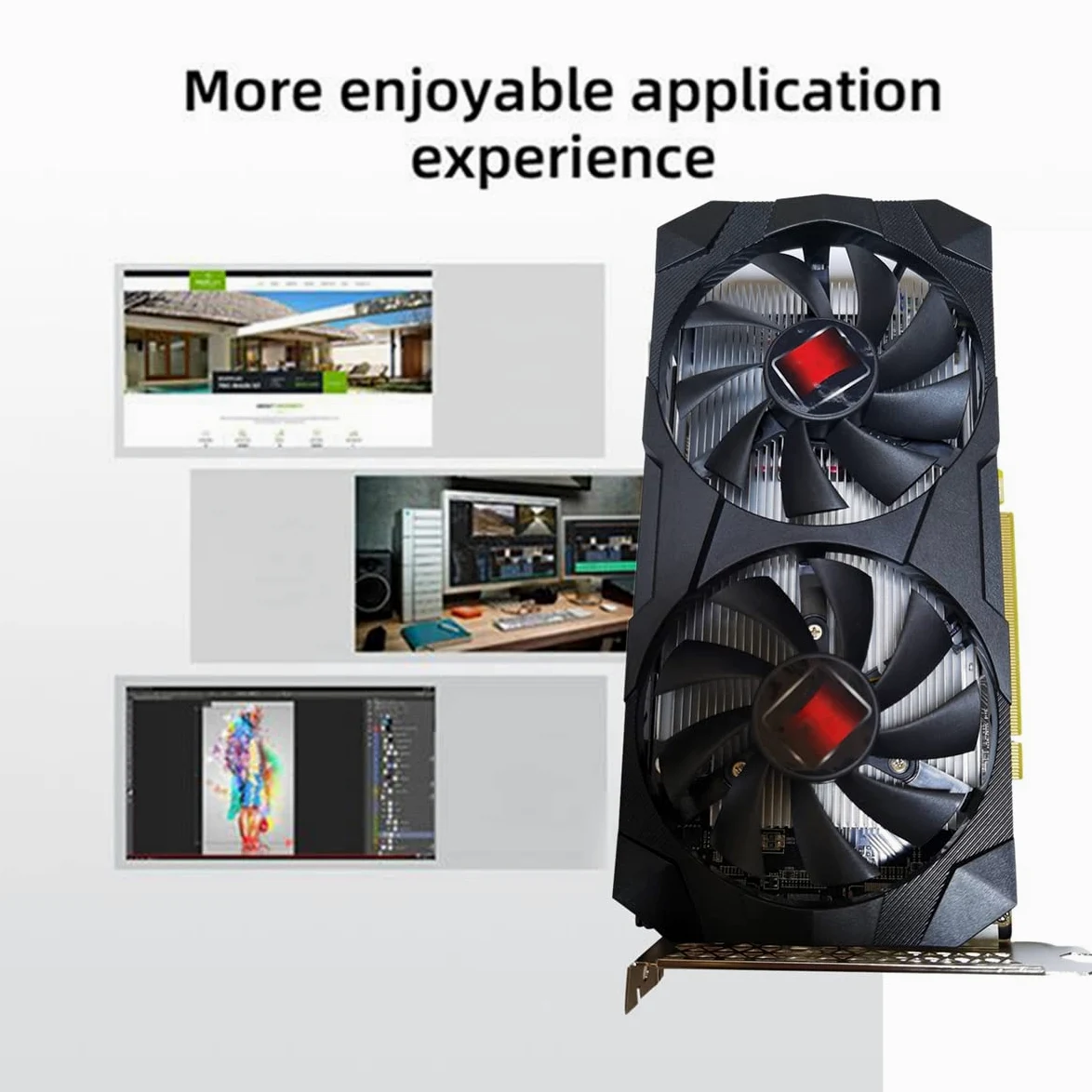 RX580 8G Gaming Scheda Grafica 8GB GDDR5 256BIT 2048SP 1206MHz/1500 MHz PCI-E3.0 X16 DVI DP - Interfaccia compatibile (scarica il driver)