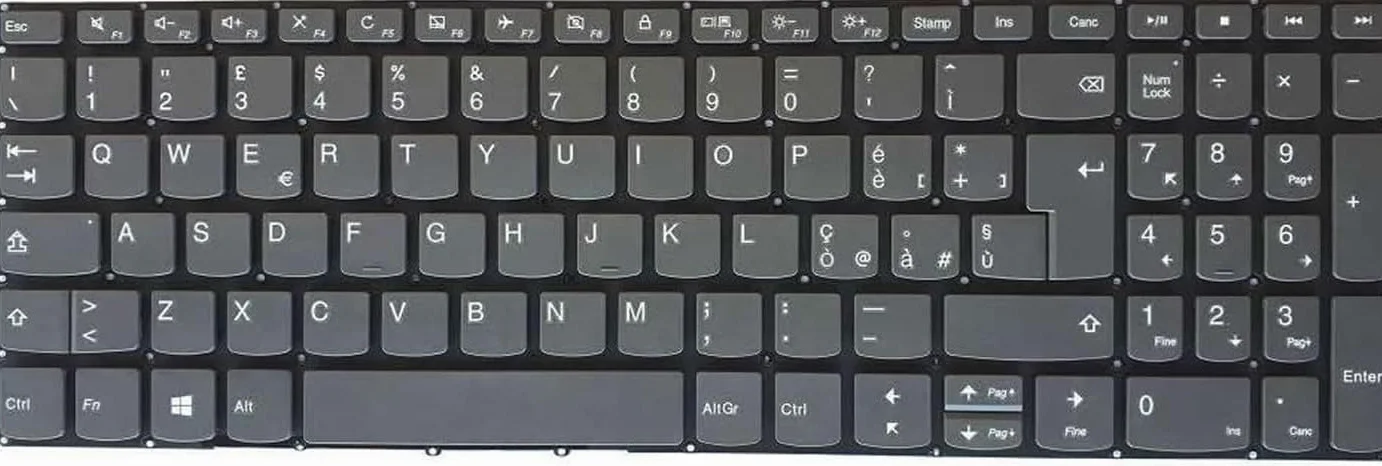TASTIERA compatibile per Lenovo Ideapad 3-15ADA05 81W1 3-15ARE05 81W4 3-15IGL05 330S-15