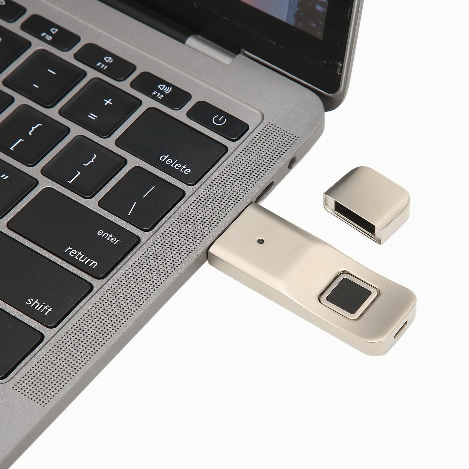 Chiavetta USB per Impronte digitali, Chiavetta USB Crittografata con Identificazione Ad Alta Velocità USB 3.0 da 32 Gb, Chiavetta di Memoria di Sicurezza per Impronte digitali Portatile