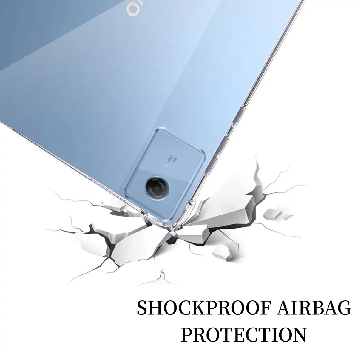 MEMELOKA Custodia per Lenovo Idea Tab Tablet 11 Pollici (TB336FU) + 2 Pezzi Vetro Temperato, Cover Protezione in TPU Morbido Ultra-Sottile con Airbag in Silicone Rinforzato