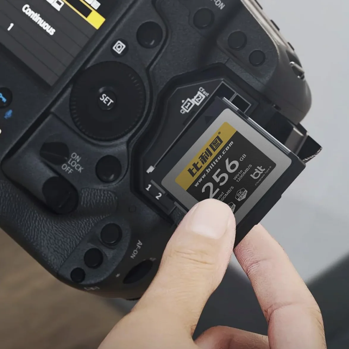 Bilitu - Scheda di memoria professionale CFexpress tipo B, 128 GB, adatta per fotografi, fotografi, fino a 1500/1200 MB/s, video 4K 6K