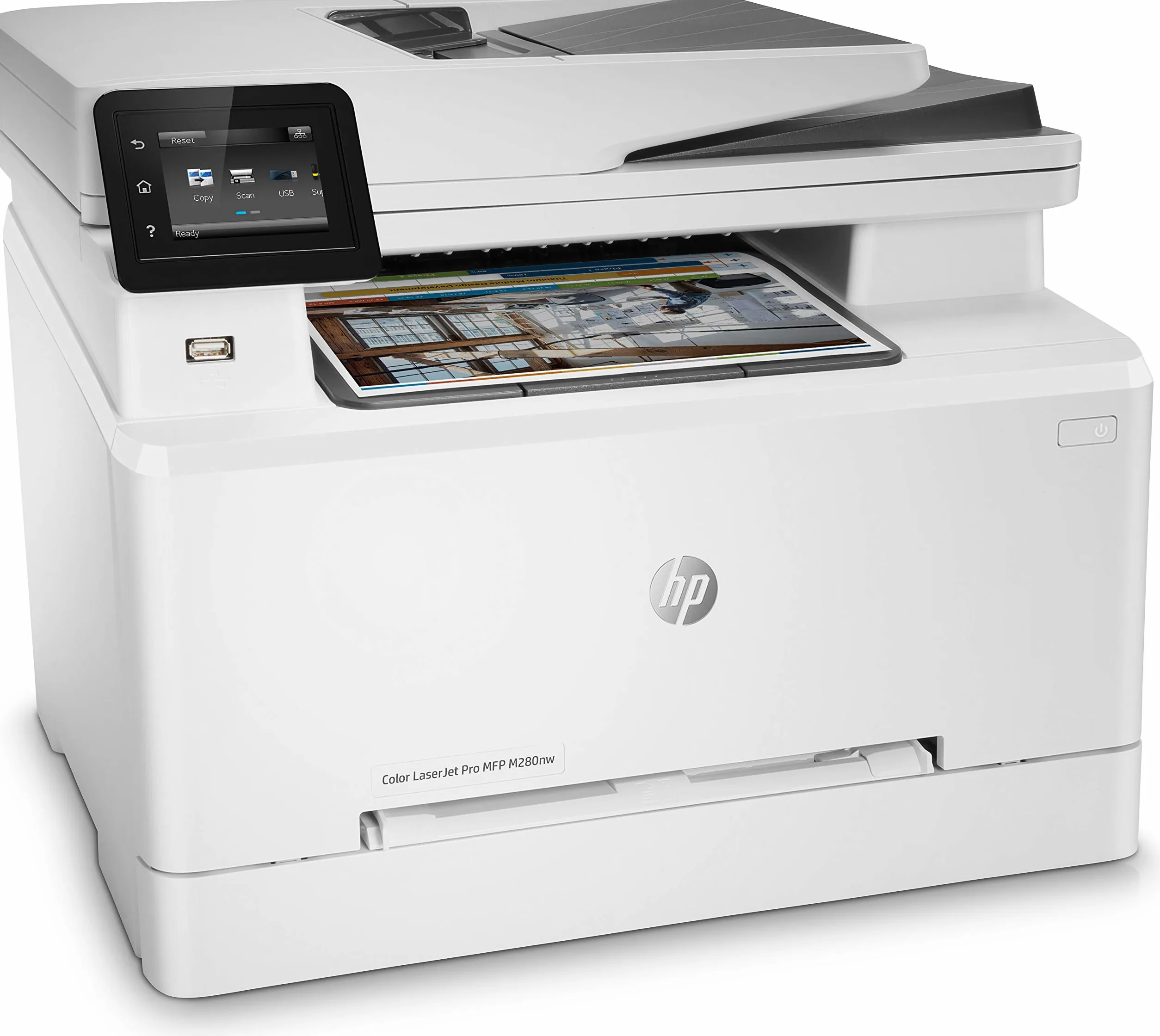HP Pro M280nw Stampante Color LaserJet multifunzione, bianca