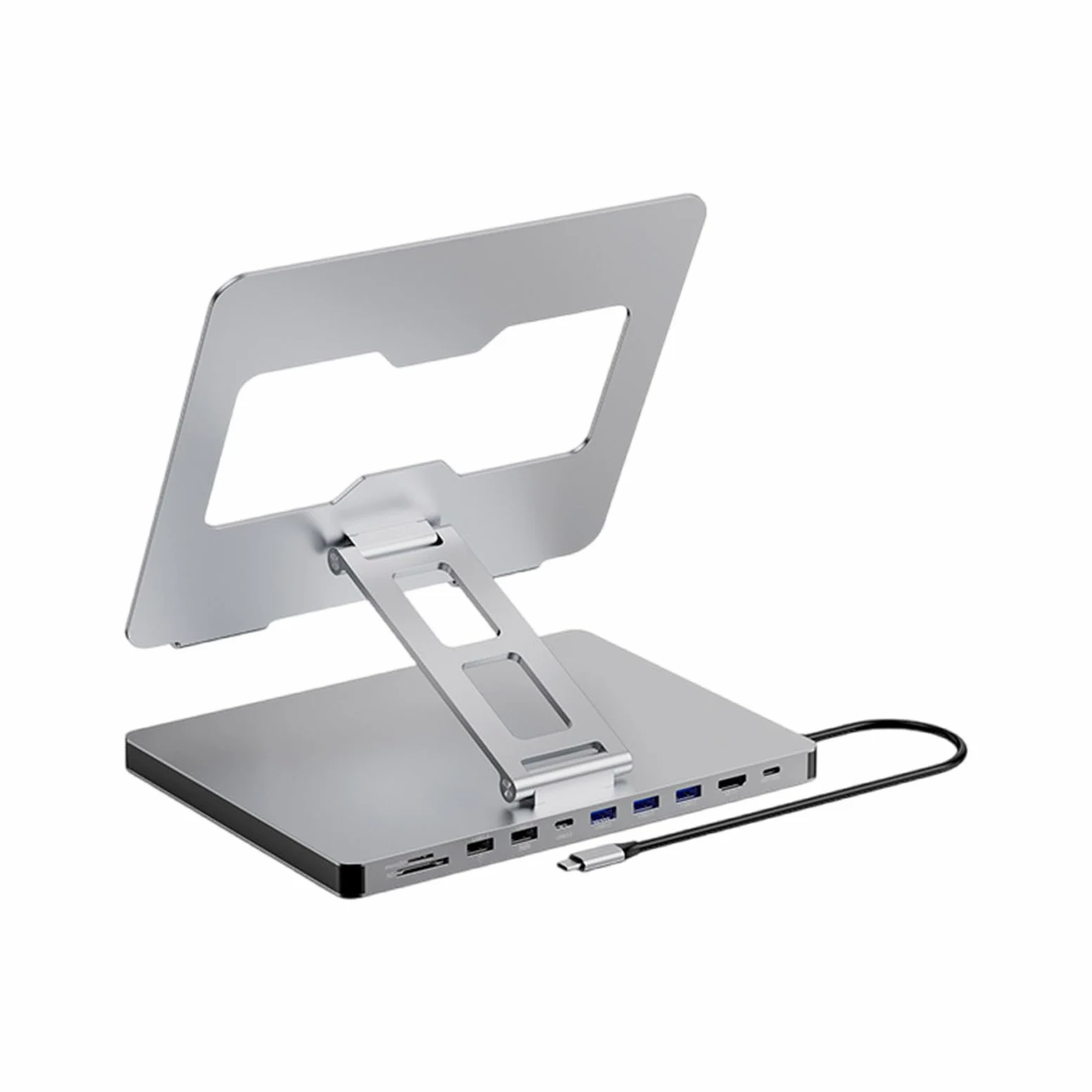 Docking station per laptop con 10 porte 3USB3.0 PD100W 4K60hz Output Notebook Holder per viaggiatori d'affari studente accessorio per laptop