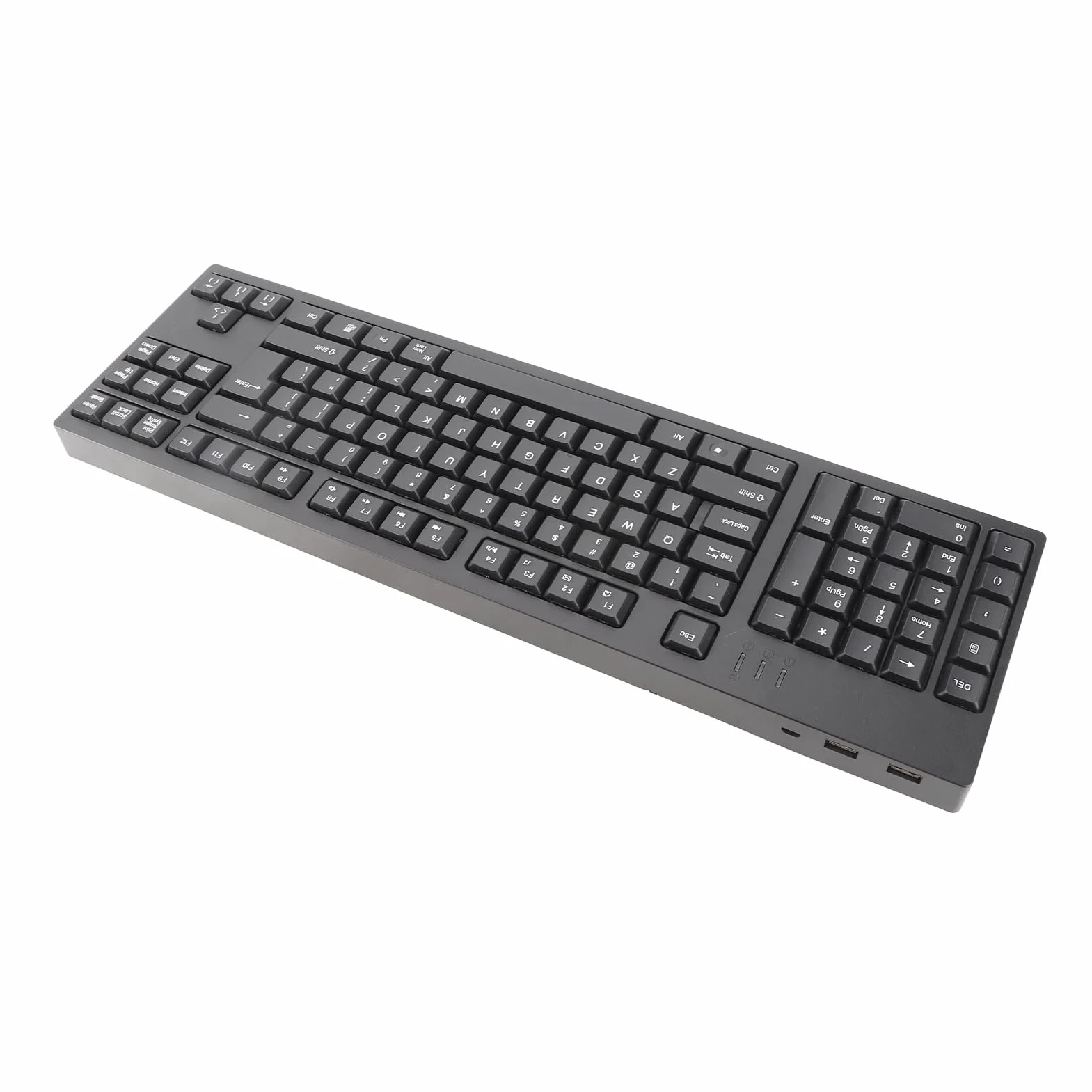 Tastiera per Mancini di Dimensioni Standard, Design Ergonomico con Doppio Hub USB per Ingegneri e Designer, Materiale ABS, 109 Tasti