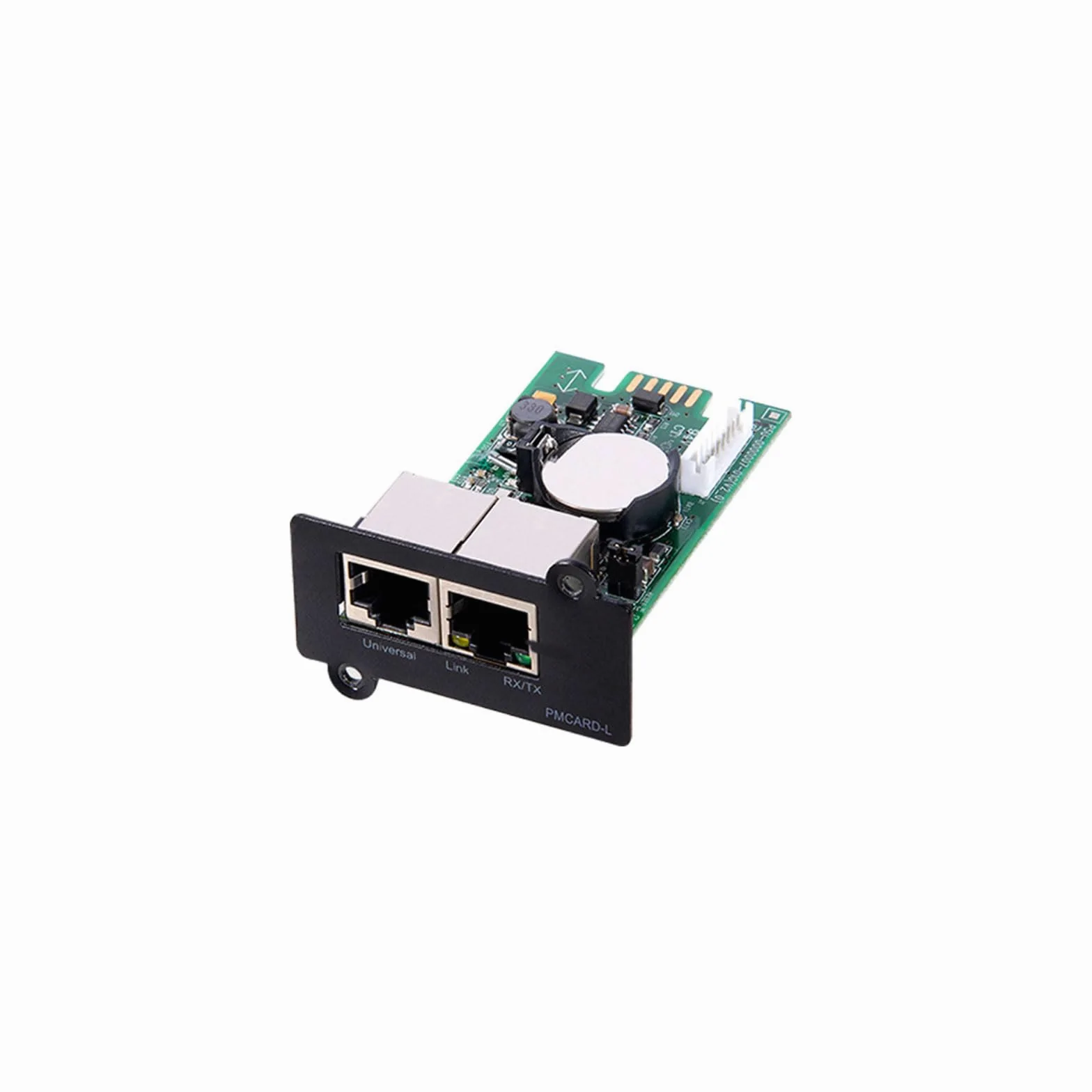 NJOY Scheda SNMP Gestione di Rete UPS Slot Card PM Lite RJ45 10/100BaseT, Compatibile per Gruppo di continuità Aster/Argus/Echo Pro