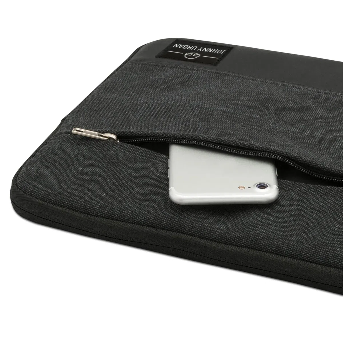 Johnny Urban Custodia PC 15-15.6 Pollici Antracite-Nero Borsa Portatile in Tela per Notebook da 15" Dell HP Samsung Acer ASUS Lenovo e altri - Custodia di Cotone