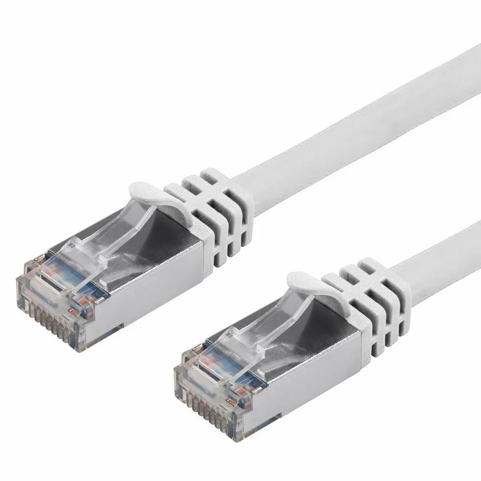 Buhbo CAT7 - Cavo di rete Ethernet RJ45 schermato Infradito colorati estivi, con finte perline 3 ft (24-Pack)