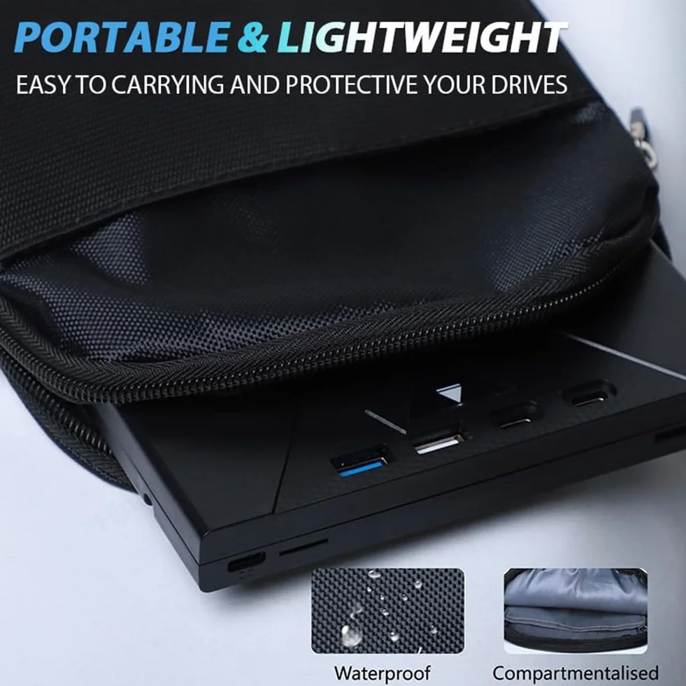 Unità Blu Ray esterna ottica Blu Ray Drive Supporto disco 100G USB 3.0 e lettore DVD/CD/BD di tipo C per PC Laptop Desktop Unità Bluray ottica 3D