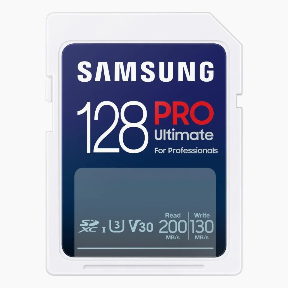 Samsung Memorie PRO Ultimate Scheda SD per Fotografia da 128GB, UHS-I U3, Fino a 200 MB/S (MB-SY128S/WW)