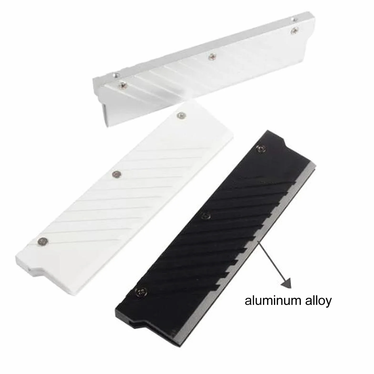 Dissipatore di Calore di Memoria, Dissipatore di Calore di Memoria DDR5 Universale, Dispositivo di Raffreddamento di Memoria in Lega di Alluminio (SILVER)