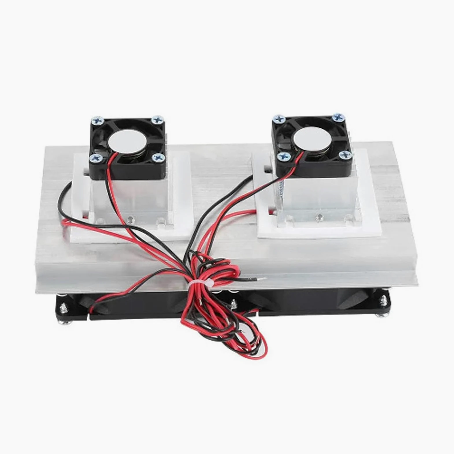 Kit doppio di raffreddamento, modulo di raffreddamento a semiconduttore con design a doppia ventola, piccolo e leggero per mini condizionatori, ampia applicazione per piccoli
