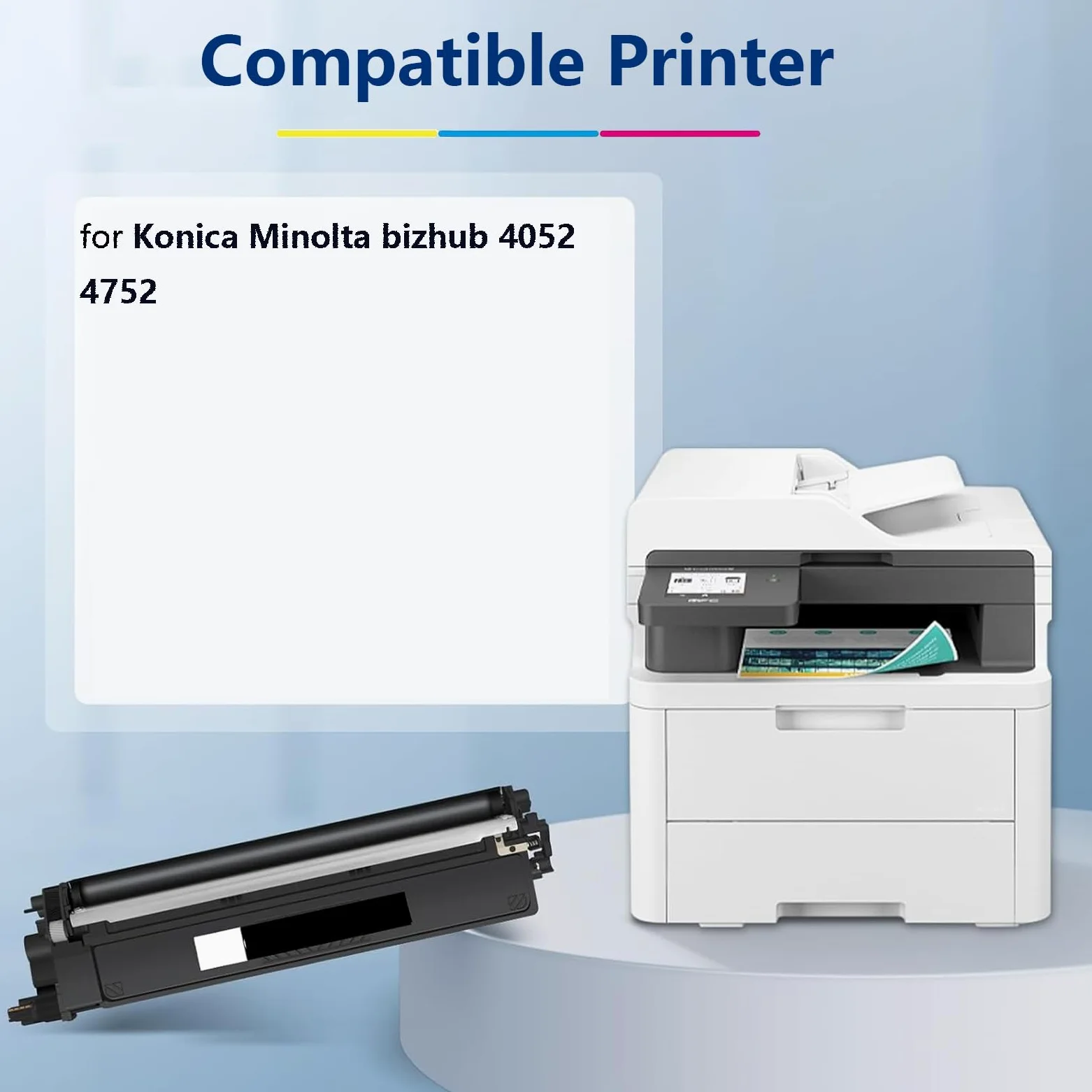 IUP-32 Unità Tamburo per Konica Minolta bizhub 4052 4752 Stampanti, per Scuole, Ospedali e Banche, 60000 Pagine,Black-1 pack