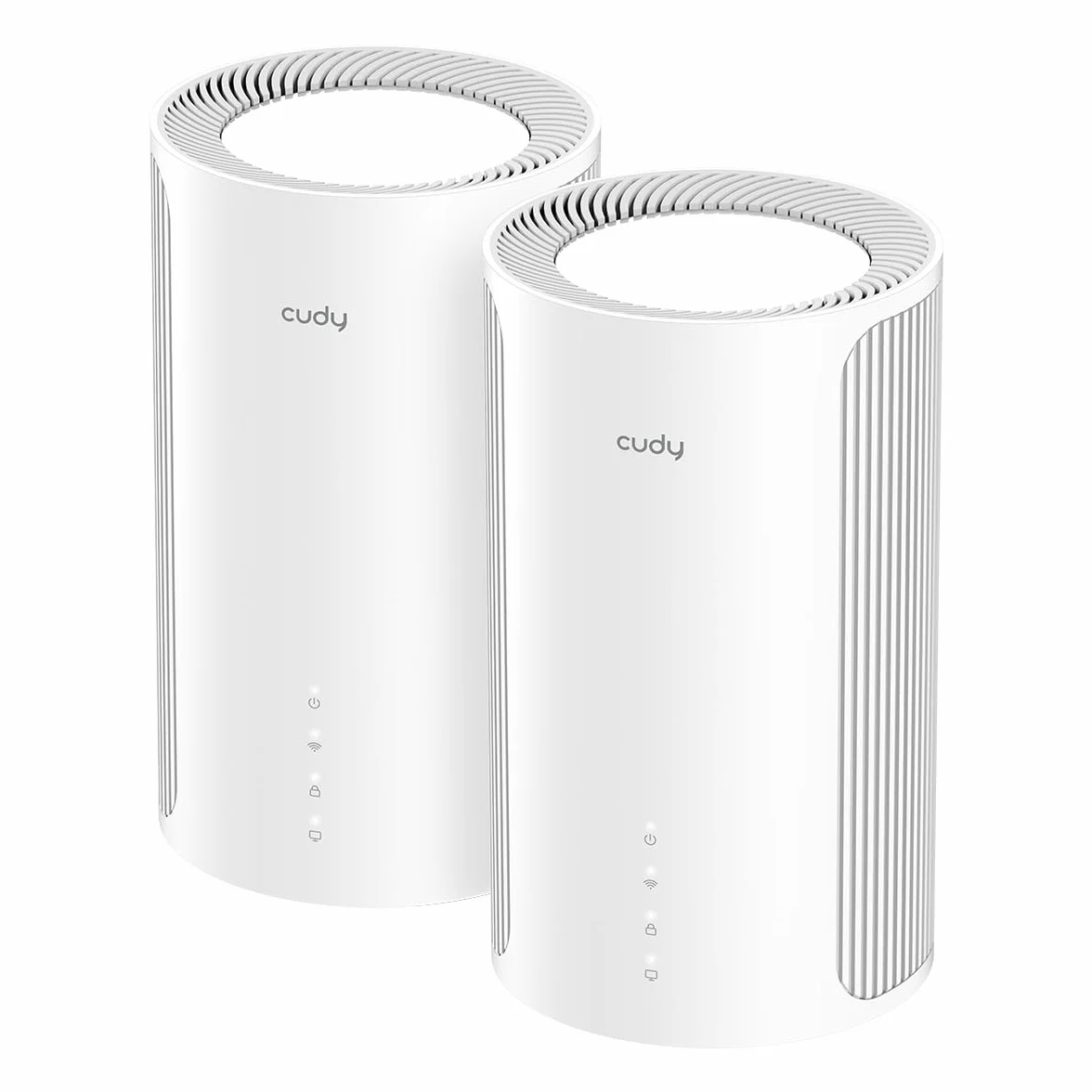 Cudy Tri-Band WiFi 7 BE11000 - Sistema mesh per tutta la casa, 6 trasmissioni da 10 Gbps, 4 porte 2.5G, MU-MIMO, Multi-VPN, Cudy APP, antenne interne intelligenti, M11000, confezione da 2