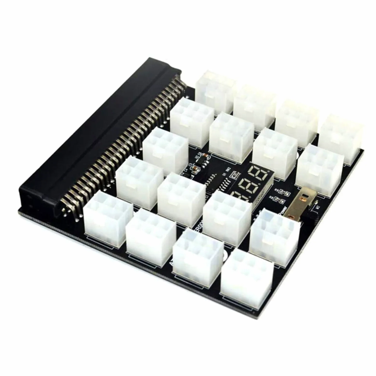 Adattatore di alimentazione PCI-E 12 V 12/17 x 6 pin per server HP 1200 W 750 W PSU Server GPU BTC Mining (17 x 6 pin)