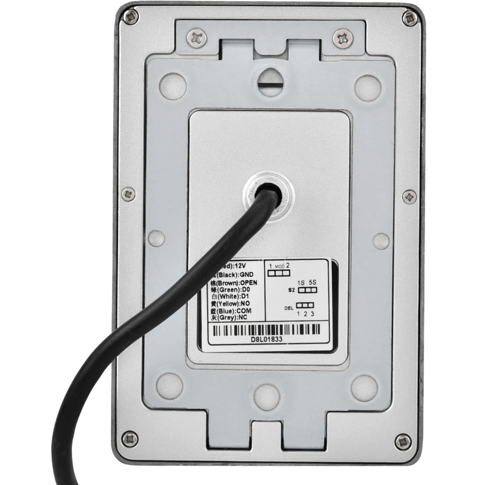 Reader Wiegand Access Control | Custodia in Metallo IP65 Impermeabile | Accesso Alla Porta della Smart Card 125 KHz e 13,56 MHz (ID) (IC)