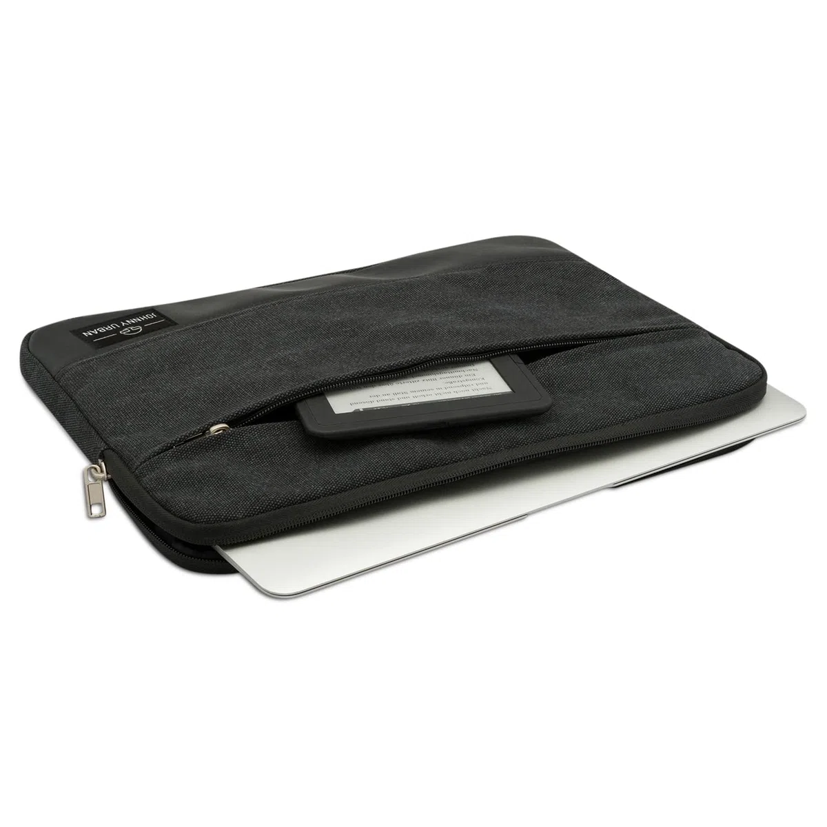 Johnny Urban Custodia PC 15-15.6 Pollici Antracite-Nero Borsa Portatile in Tela per Notebook da 15" Dell HP Samsung Acer ASUS Lenovo e altri - Custodia di Cotone