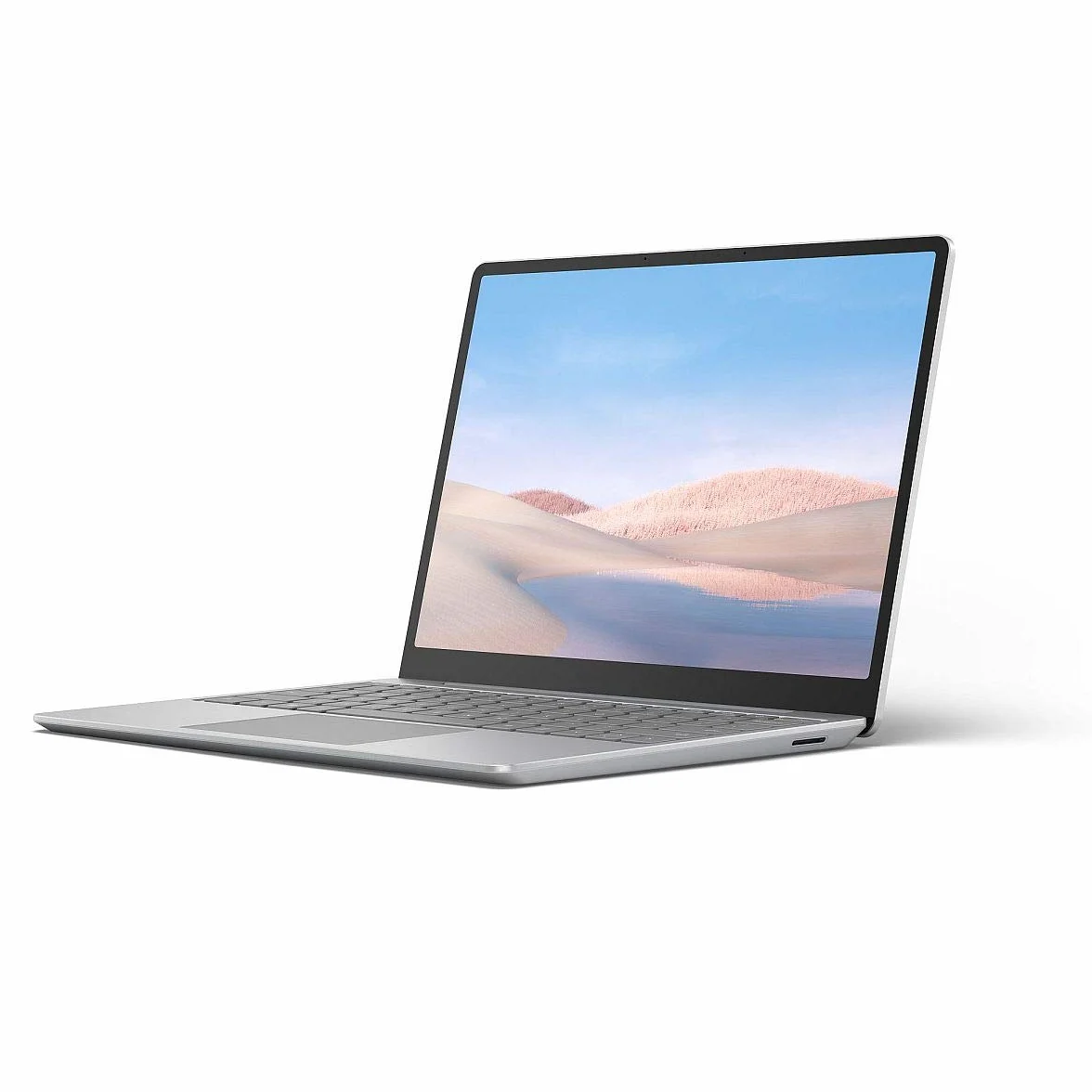 2020 Microsoft Surface Laptop Go con Intel Core i5-1035G1 (12,4-pollici, 4GB RAM, 64GB SSD) (QWERTY Inglese) Platino (Ricondizionato)