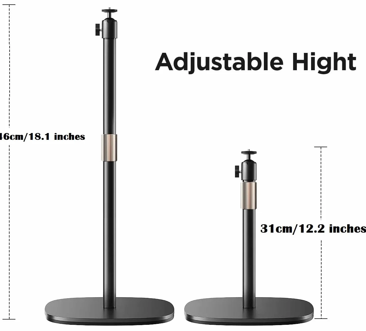 Supporto per webcam robusto, supporto treppiede per webcam da tavolo compatibile con webcam Logitech MX Brio 4K, Brio 4K, Brio 500