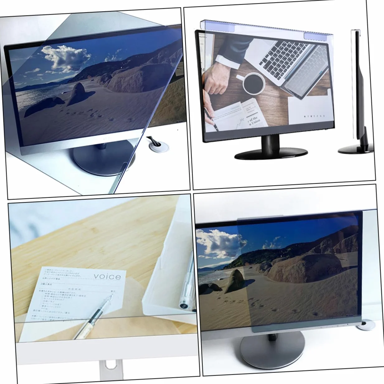 NUOBESTY Pellicola Protettiva per Schermo Laptop Anti-luce Blu Trasparente | Tecnologia Nano-ottica Giapponese Tensen, Anti-graffio, Installazione Semplice