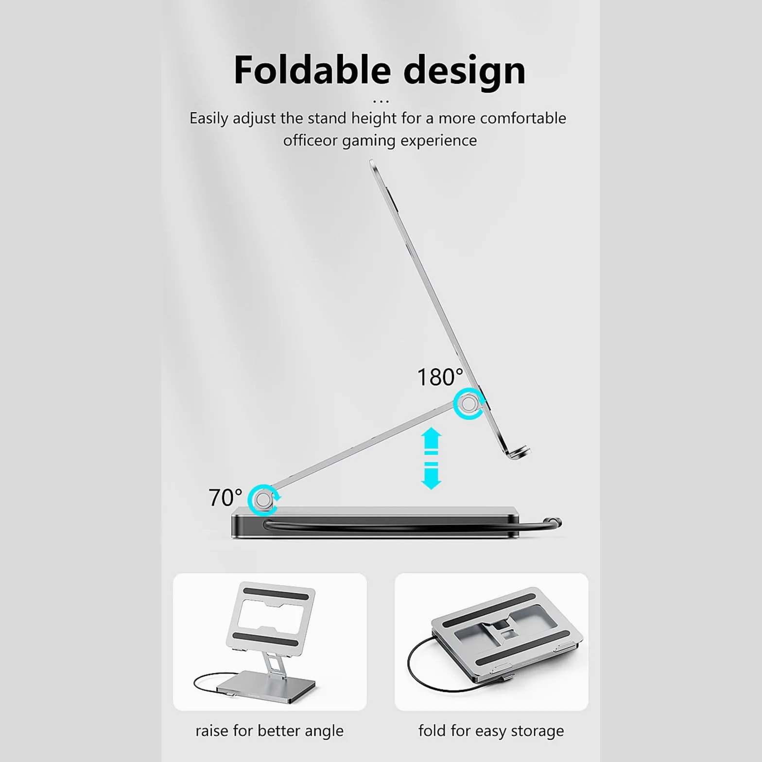 Docking station per laptop con 10 porte 3USB3.0 PD100W 4K60hz Output Notebook Holder per viaggiatori d'affari studente accessorio per laptop