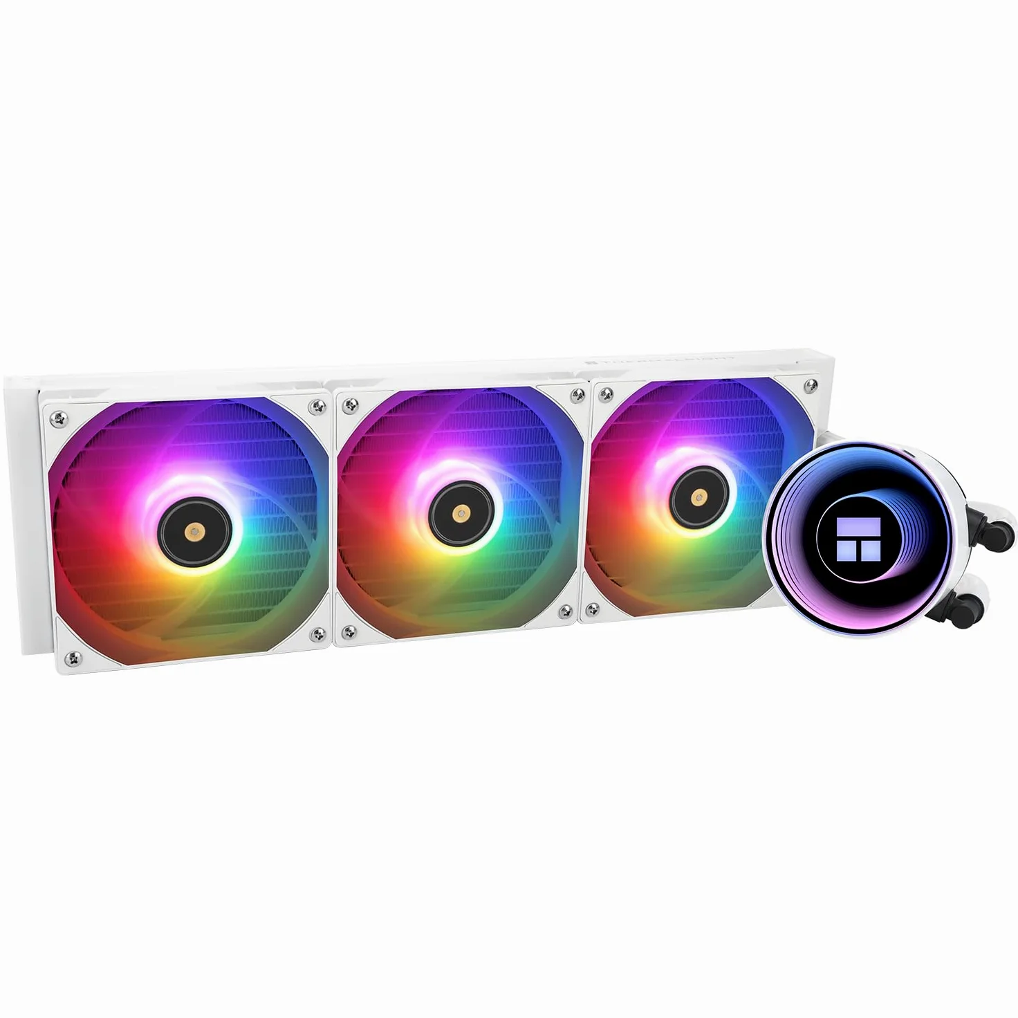 Thermalright-TR Frozen Notte 360 WHITE ARGB V2 - Raffreddatore per CPU AM5/AM4, Inltel lga1851/1700,5 V ARGB illuminazione, 3 x 120 mm PWM ventilatore 2000 RPM