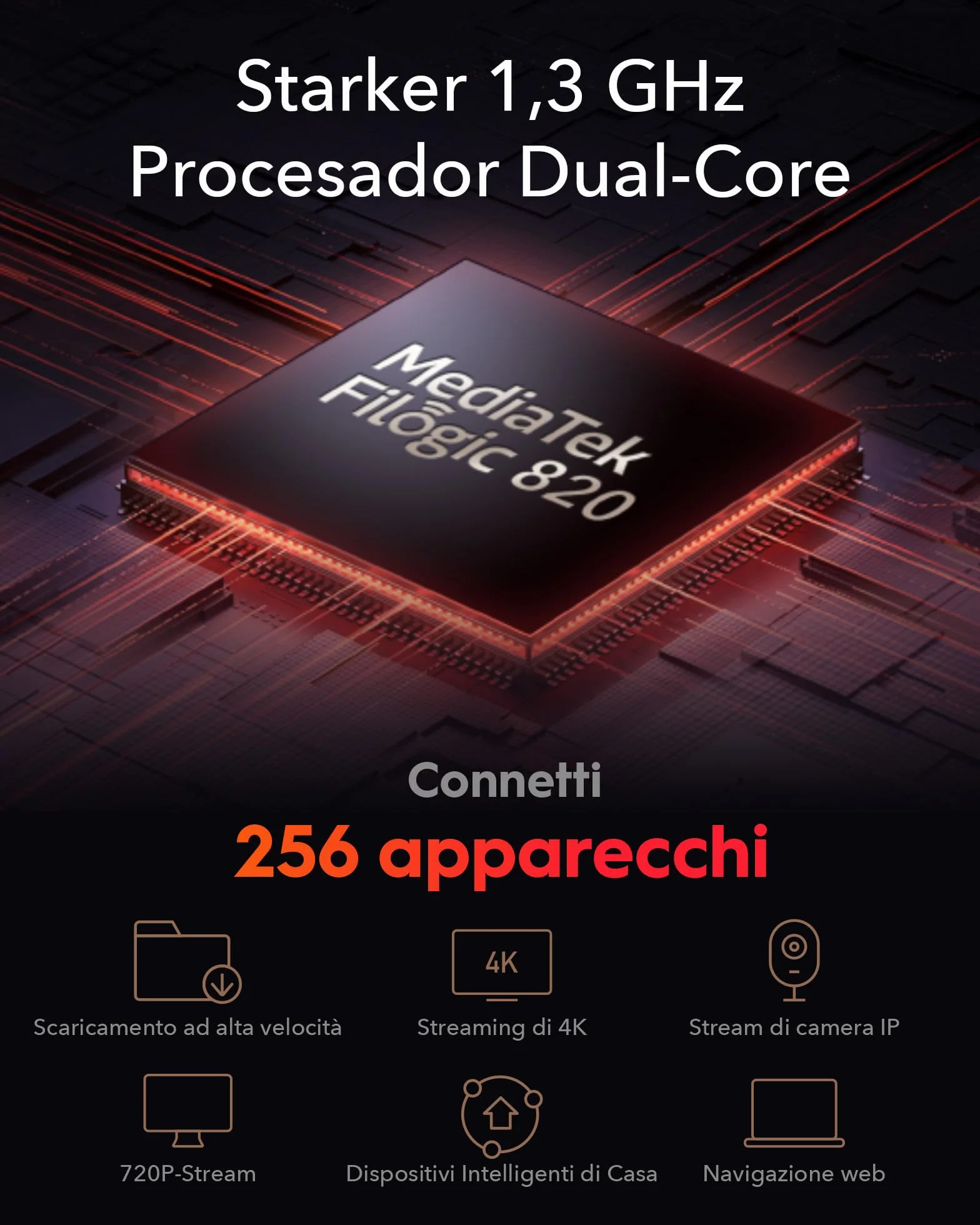 Sistema WiFi 6 Mesh Cudy AX3000 – sostituisce router ed extender, copre fino a 90/200/270 m², porta WAN 2,5 G, supporta backhaul Ethernet, VPN e sicurezza, set mesh M3000 1-Pack