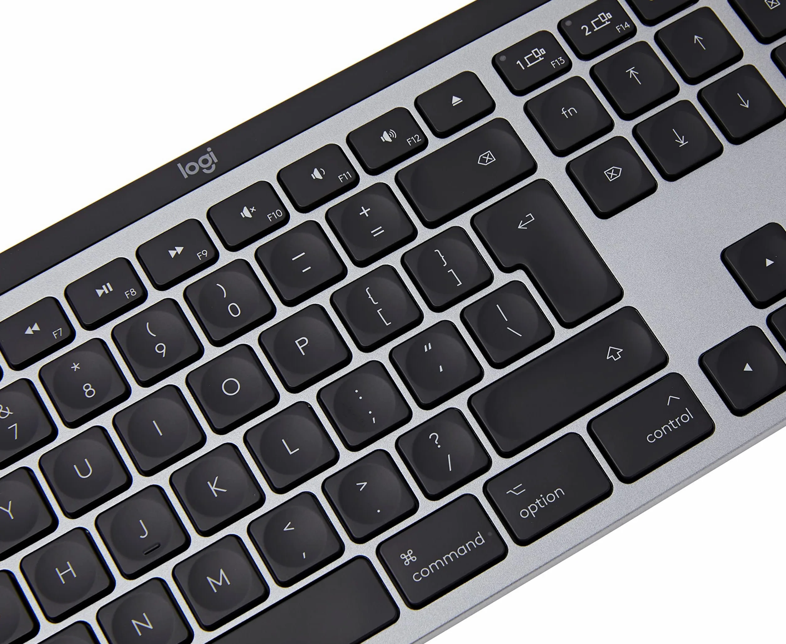 Logitech MX Keys for Mac - Tastiera wireless avanzata illuminata, Layout Inglese QWERTY - Grigio