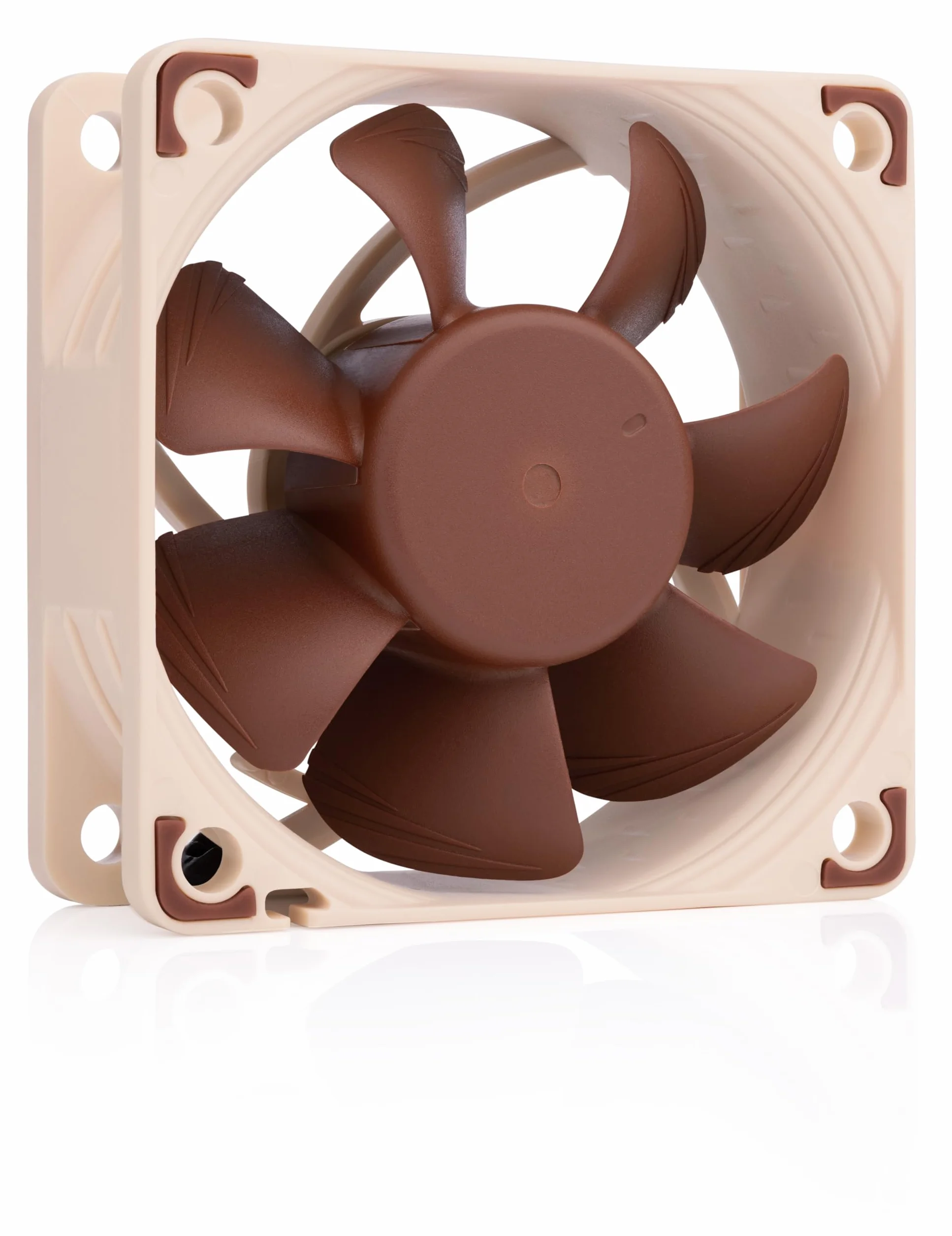 Noctua NF-A6X25 FLX, Ventola Silenziosa di Qualità Premium, 3-Pin (60 mm, Marrone)