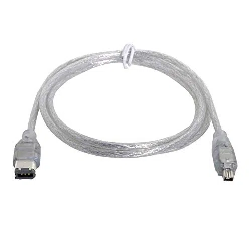 Cablecc - Cavo adattatore da 1394 6 pin a Firewire 400 IEEE 1394 4 pin maschio iLink per fotocamera e videocamera
