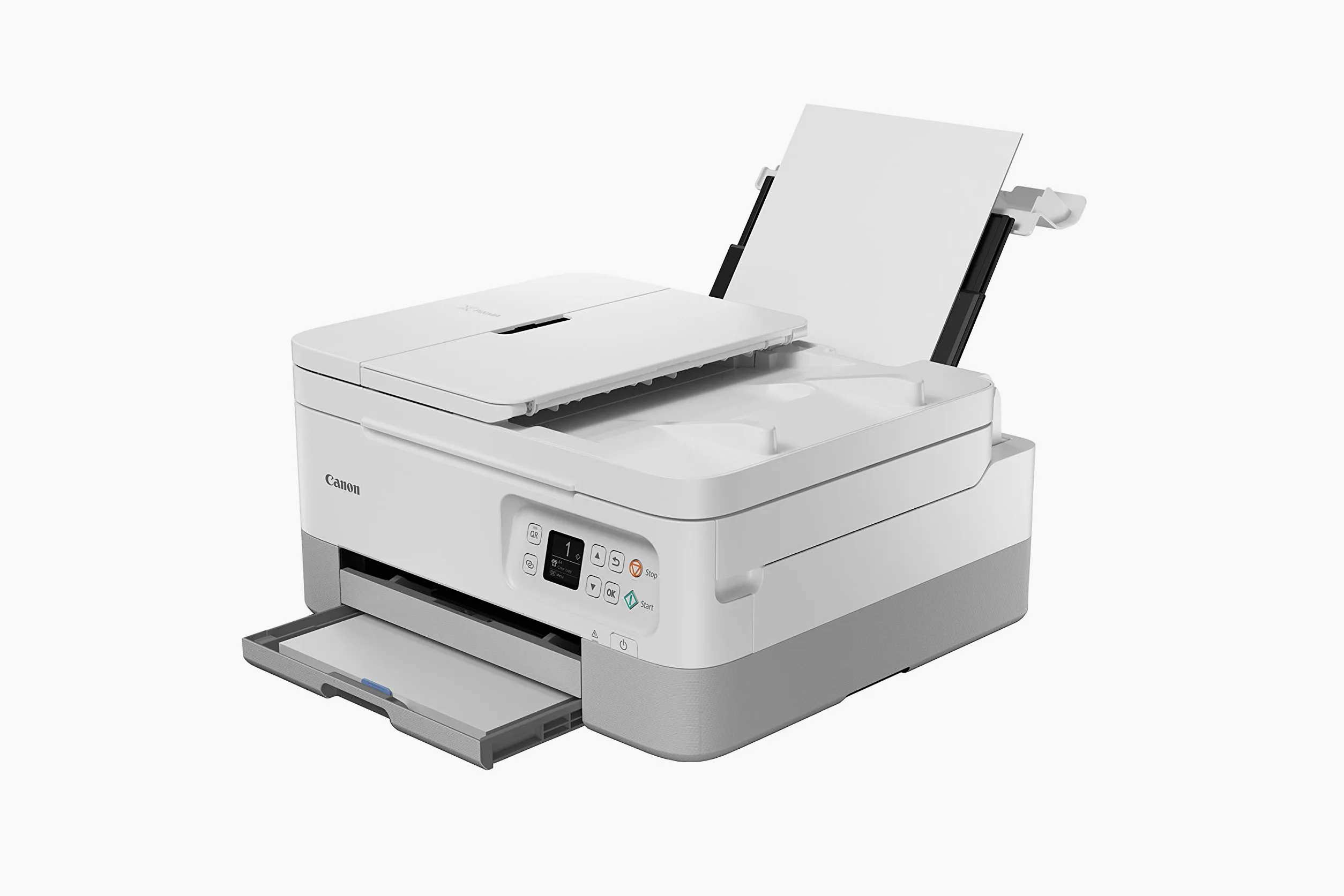 Canon PIXMA TS7451i Stampante Wifi, Multifunzione a Colori A4, Alimentatore Automatico di Documenti per Stampa Multimediale e Creativa - Ideale per Casa e Ufficio compatibile PIXMA PRINT PLAN; bianco