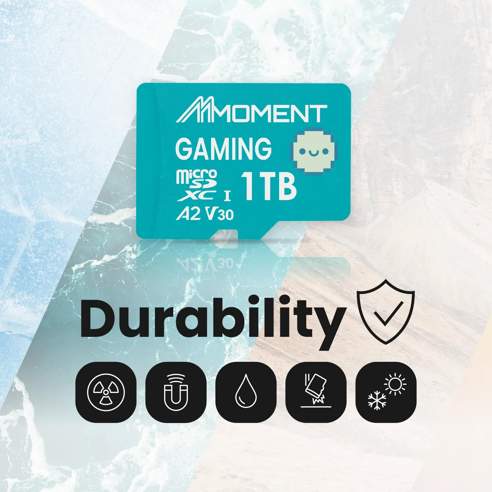 MMOMENT Scheda Micro SDXC da gioco da 1 TB, A2, UHS-I, U3, V30, classe 10, velocità di lettura fino a 170 MB/s, velocità di scrittura fino a 170 MB/s, adattatore SD incluso (MM23 PRO)